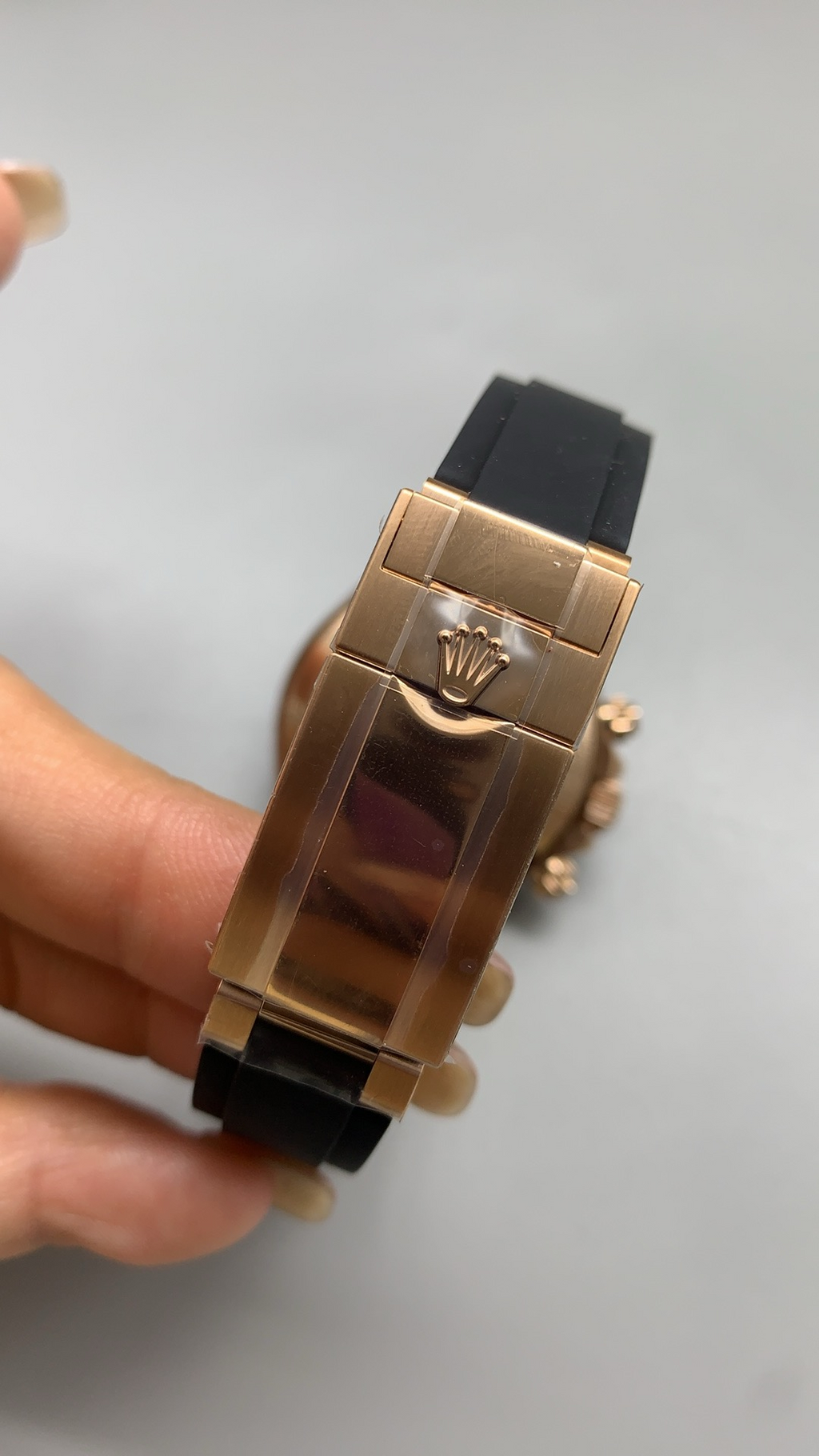 Rolex Daytona 40MM | หน้าปัดสีน้ำตาล (คาปูชิโน่) | ตัวเรือนสแตนเลสเคลือบสีโรสโกลด์ PVD