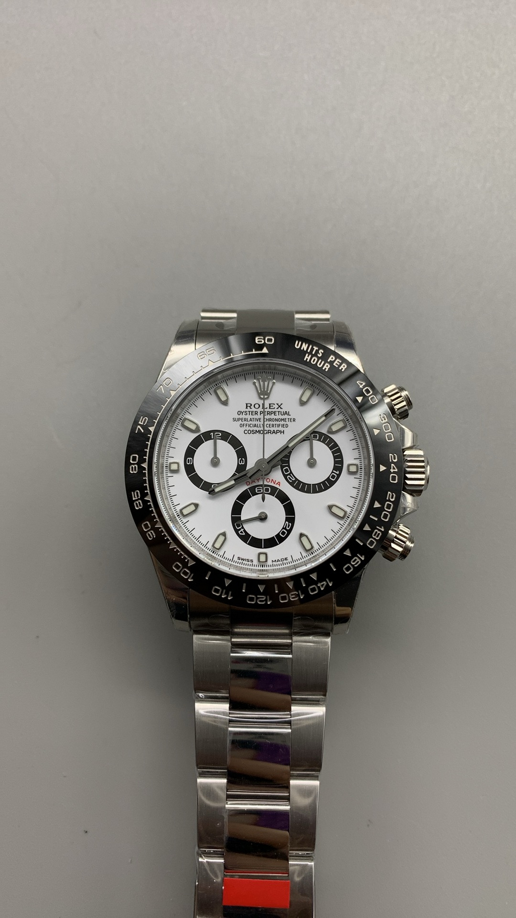 Rolex Daytona 40MM | หน้าปัดสีดำ | ตัวเรือนสแตนเลสสตีล | กลไกอัตโนมัติ Cal.4130