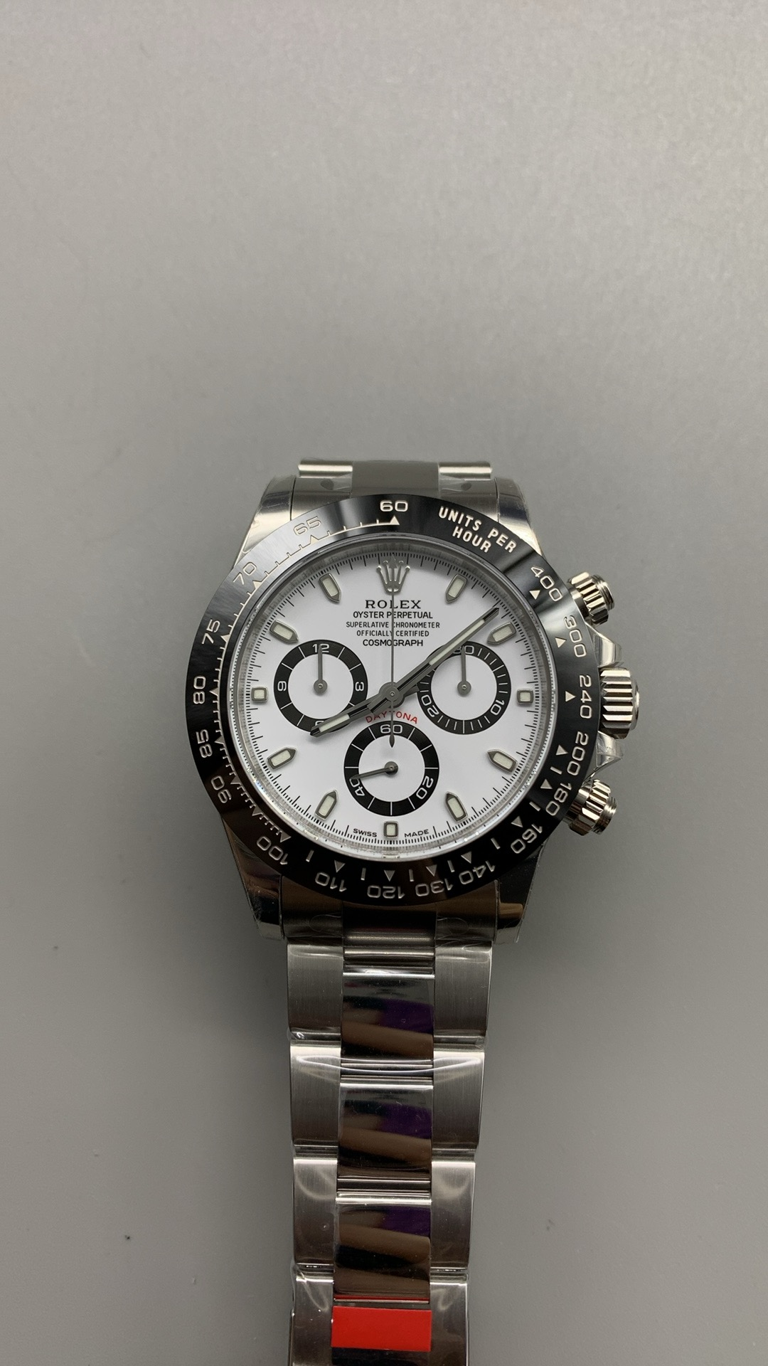 Rolex Daytona 40MM | หน้าปัดสีดำ | ตัวเรือนสแตนเลสสตีล | กลไกอัตโนมัติ Cal.4130