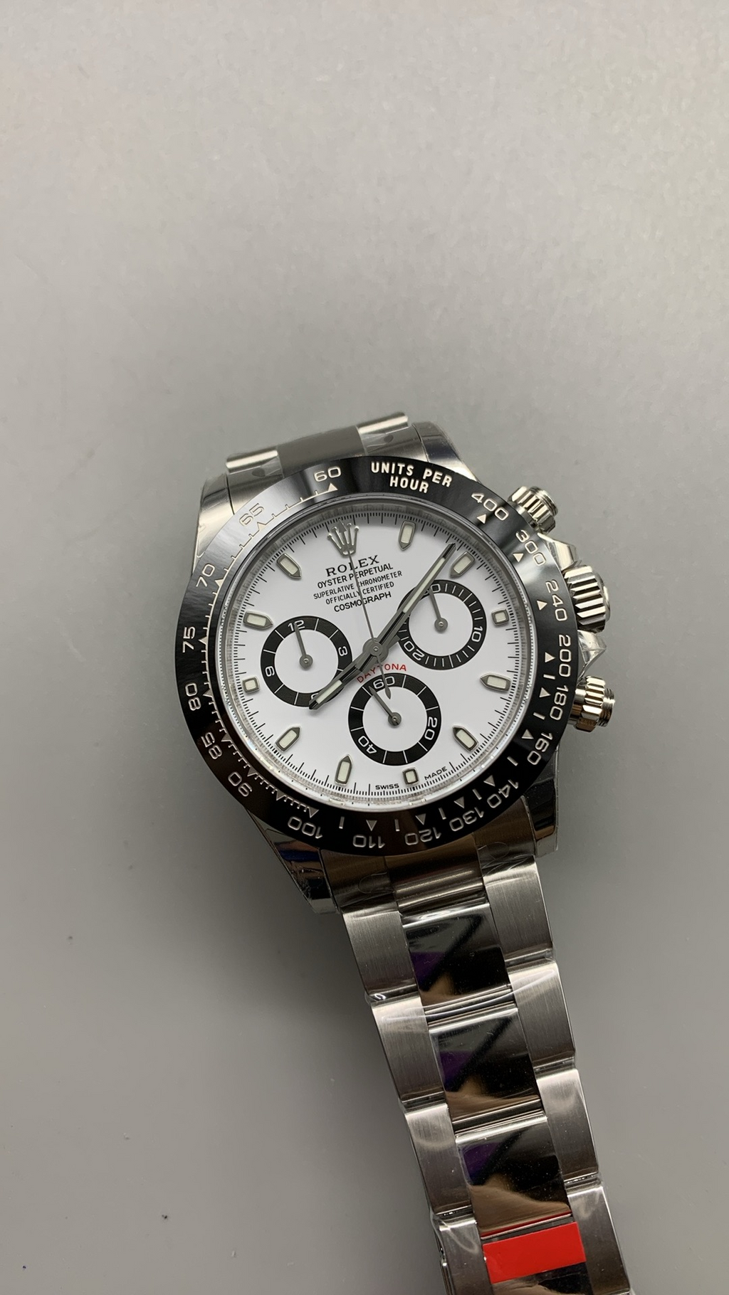 Rolex Daytona 40MM | หน้าปัดสีดำ | ตัวเรือนสแตนเลสสตีล | กลไกอัตโนมัติ Cal.4130