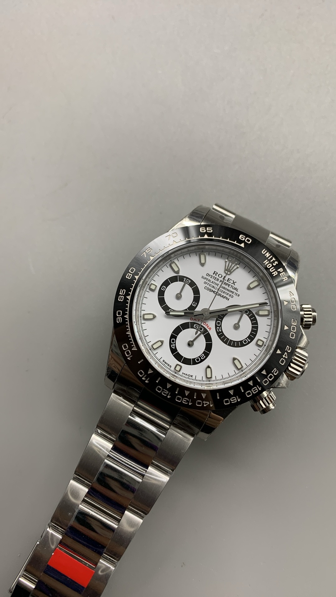 Rolex Daytona 40MM | หน้าปัดสีดำ | ตัวเรือนสแตนเลสสตีล | กลไกอัตโนมัติ Cal.4130