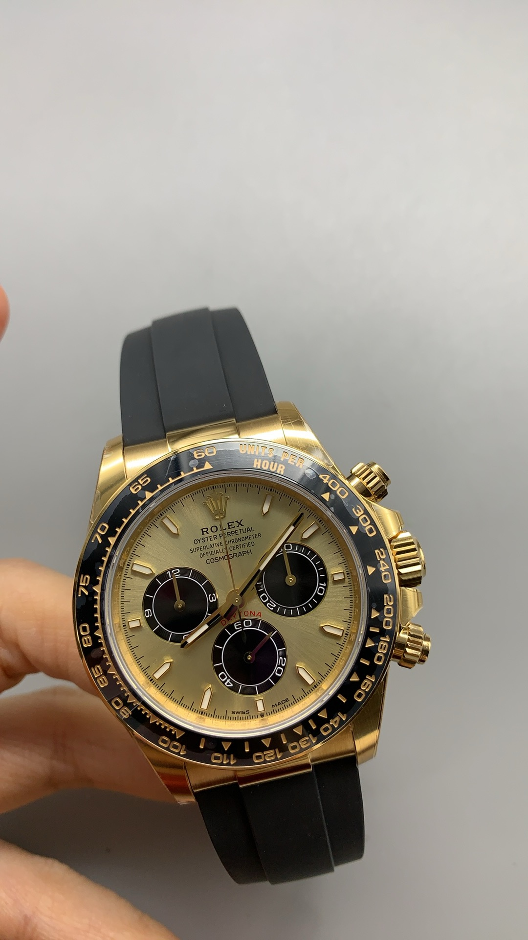 Rolex勞力士 迪通拿 40mm 余文樂【最高版本頂級復刻錶】904L精鋼真空鍍金 藍寶石鏡面 4131自動機械計時碼錶