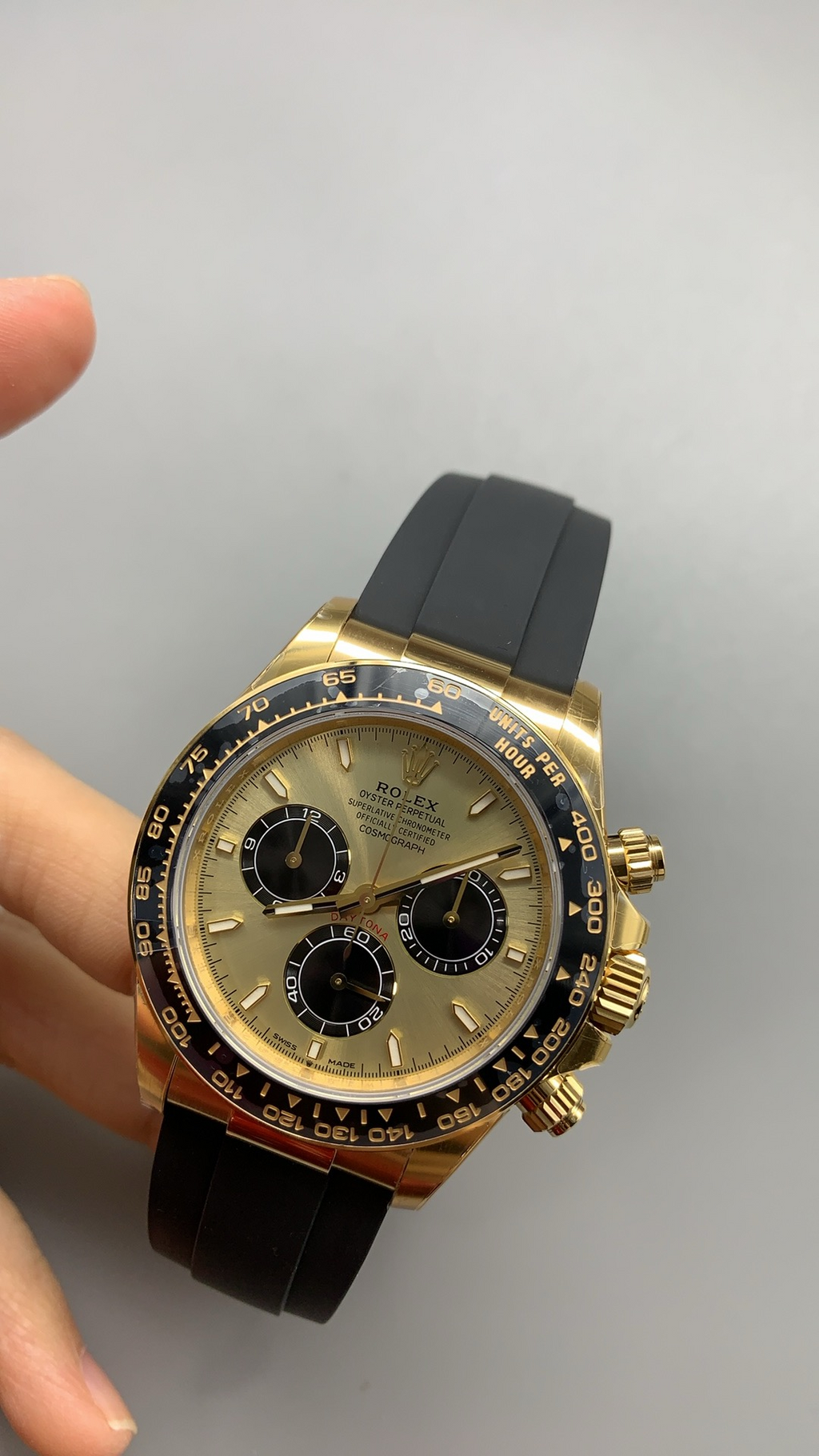 Rolex勞力士 迪通拿 40mm 余文樂【最高版本頂級復刻錶】904L精鋼真空鍍金 藍寶石鏡面 4131自動機械計時碼錶