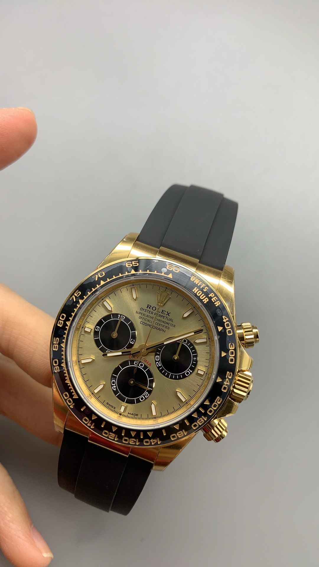 Rolex勞力士 迪通拿 40mm 余文樂【最高版本頂級復刻錶】904L精鋼真空鍍金 藍寶石鏡面 4131自動機械計時碼錶
