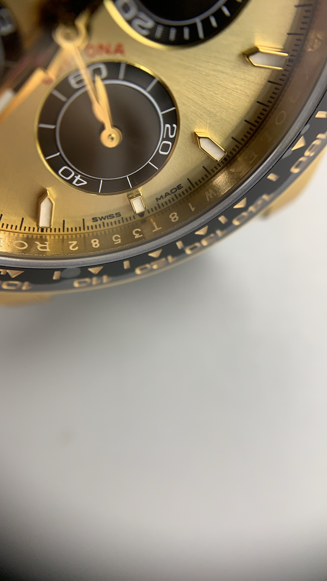 Rolex勞力士 迪通拿 40mm 余文樂【最高版本頂級復刻錶】904L精鋼真空鍍金 藍寶石鏡面 4131自動機械計時碼錶