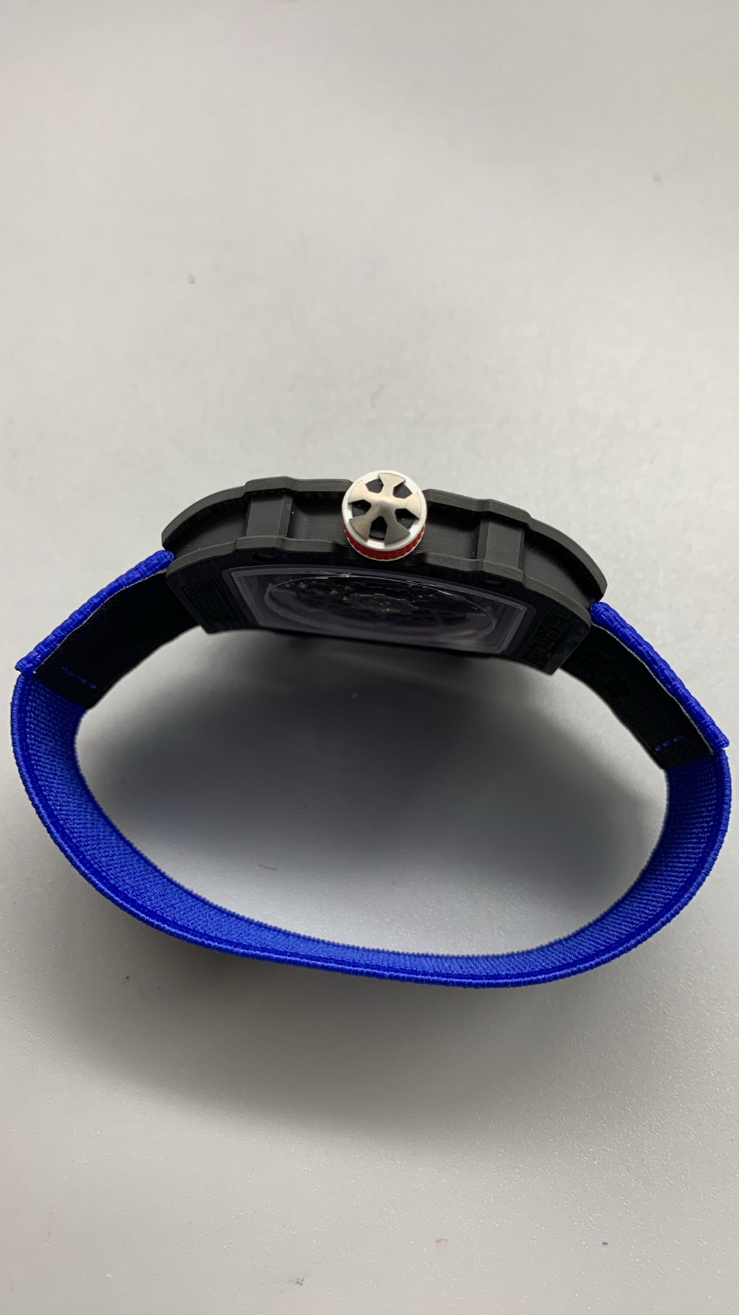 Richard Mille RM67-02 | 38.7 × 47.52MM | 錶殼 Carbon TPT® + Quartz TPT® | 鏤空錶盤 | CRMA7 自動上鍊機芯