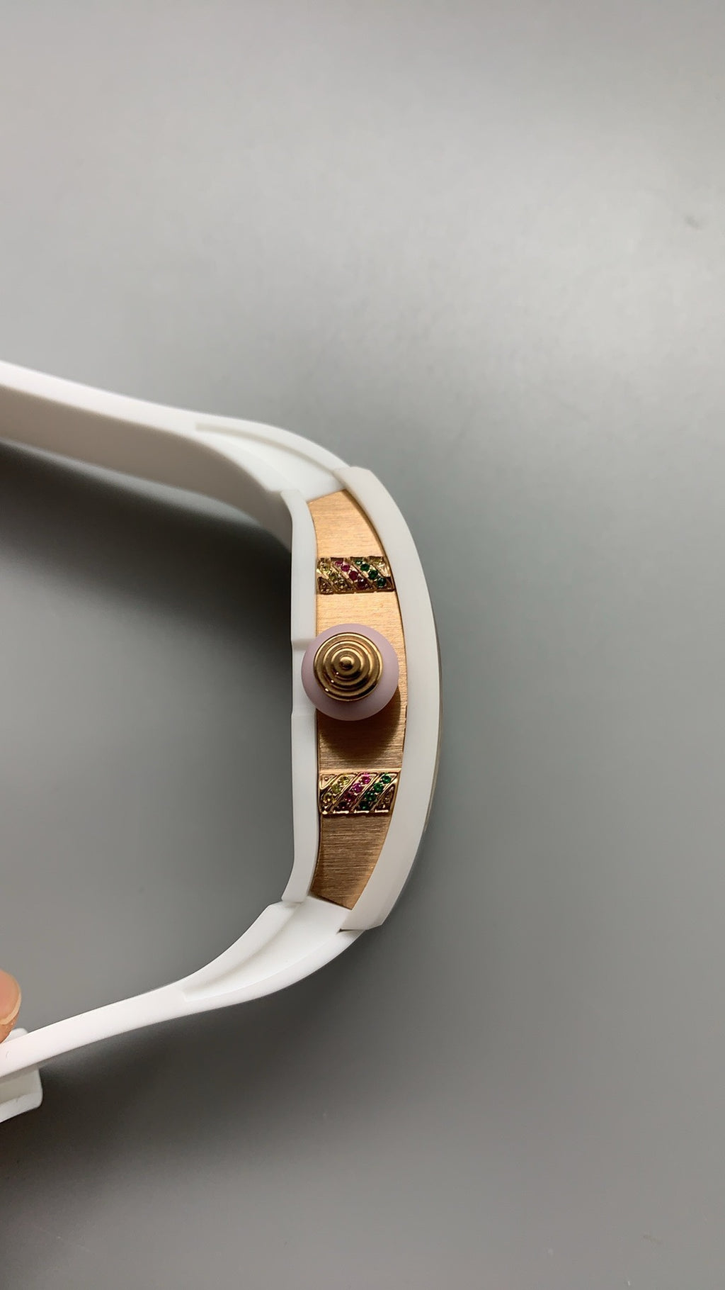 Richard Mille RM07-01 Marshmallow | 31MM | ตัวเรือนเซรามิกสีขาว | หน้าปัดศิลปะเคลือบสีพาสเทล (Marshmallow) | กลไกอัตโนมัติ CRMA2