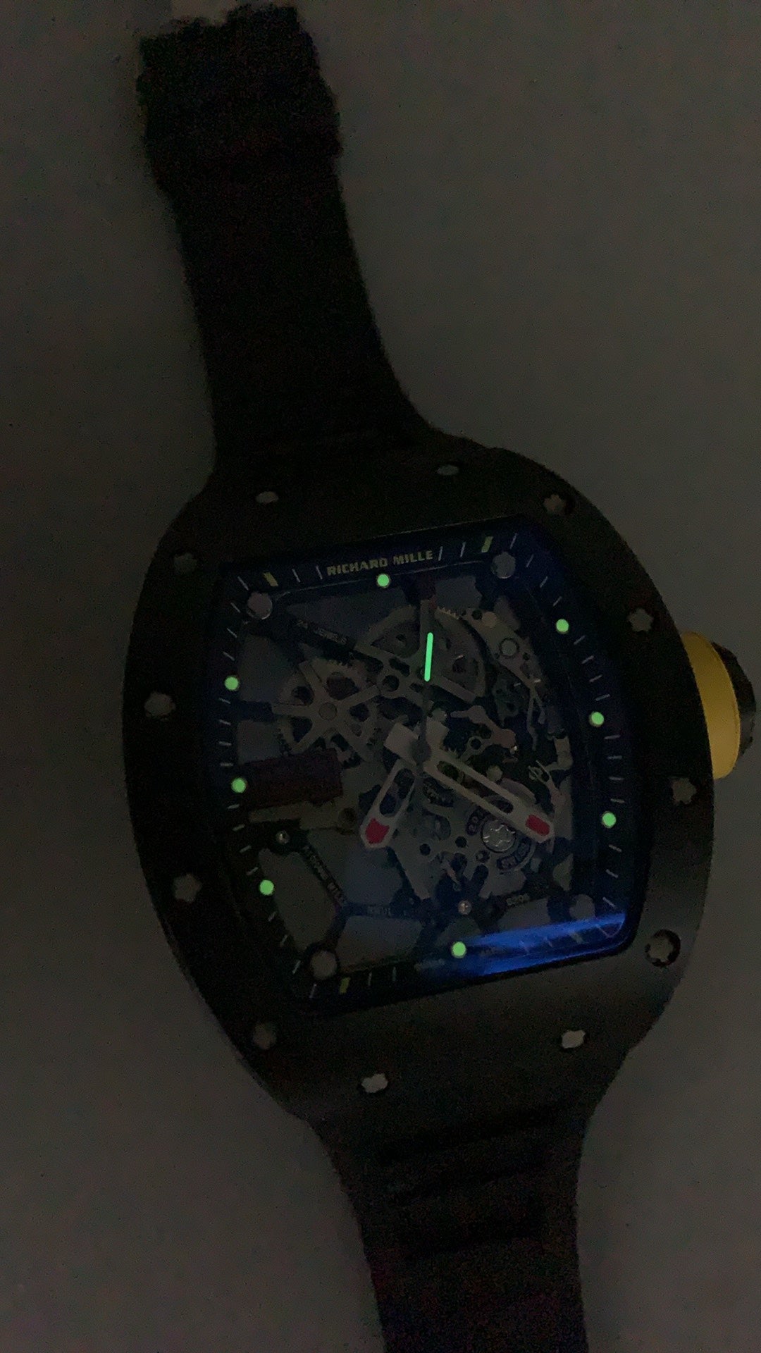 Richard Mille RM35-09 | 42MM | ตัวเรือนคาร์บอนไฟเบอร์ NTPT + โครงไทเทเนียม | หน้าปัดสเกเลตัน | กลไกอัตโนมัติ RMAL2