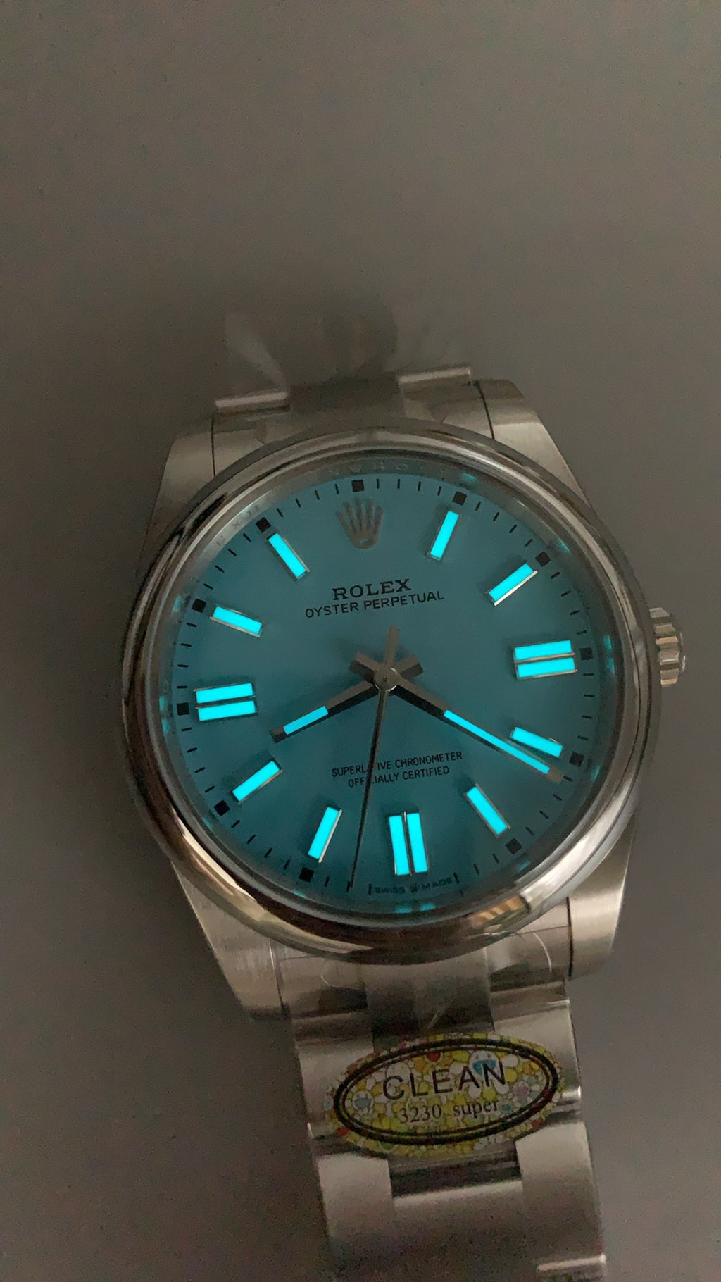 Rolex Oyster Perpetual 41MM | หน้าปัดสีฟ้า Tiffany | กลไกอัตโนมัติ Cal.3230