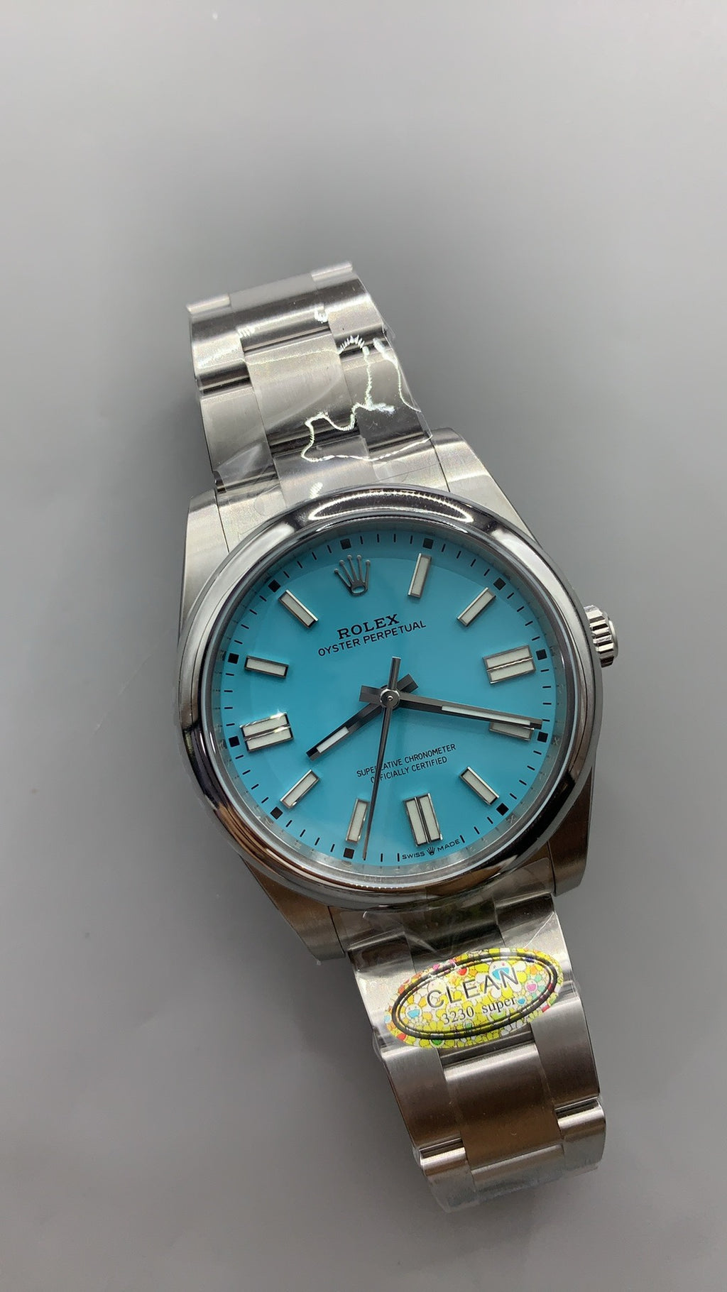 Rolex Oyster Perpetual 41MM | หน้าปัดสีฟ้า Tiffany | กลไกอัตโนมัติ Cal.3230