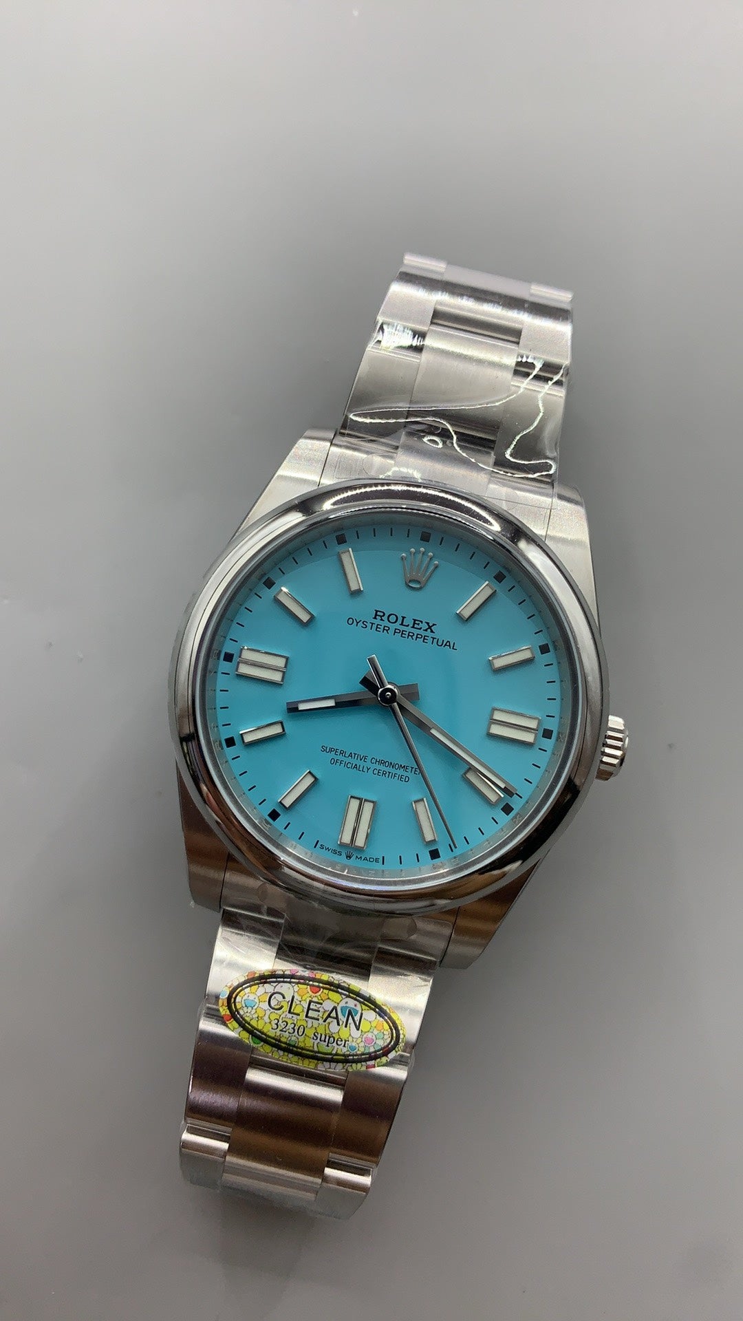 Rolex Oyster Perpetual 41MM | หน้าปัดสีฟ้า Tiffany | กลไกอัตโนมัติ Cal.3230