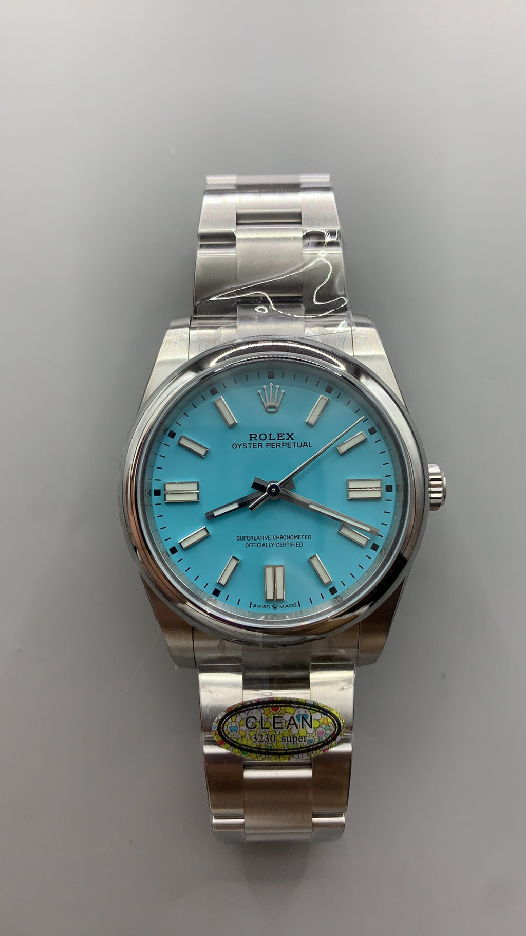 Rolex Oyster Perpetual 41MM | หน้าปัดสีฟ้า Tiffany | กลไกอัตโนมัติ Cal.3230