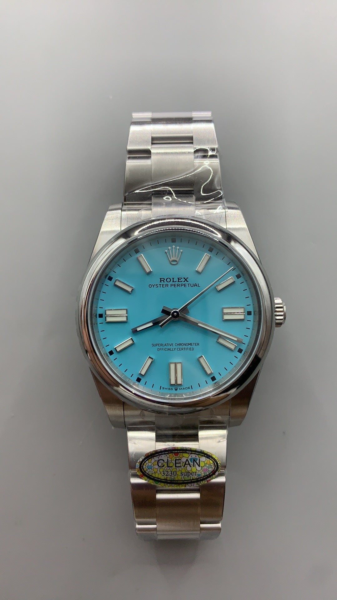 Rolex Oyster Perpetual 41MM | หน้าปัดสีฟ้า Tiffany | กลไกอัตโนมัติ Cal.3230