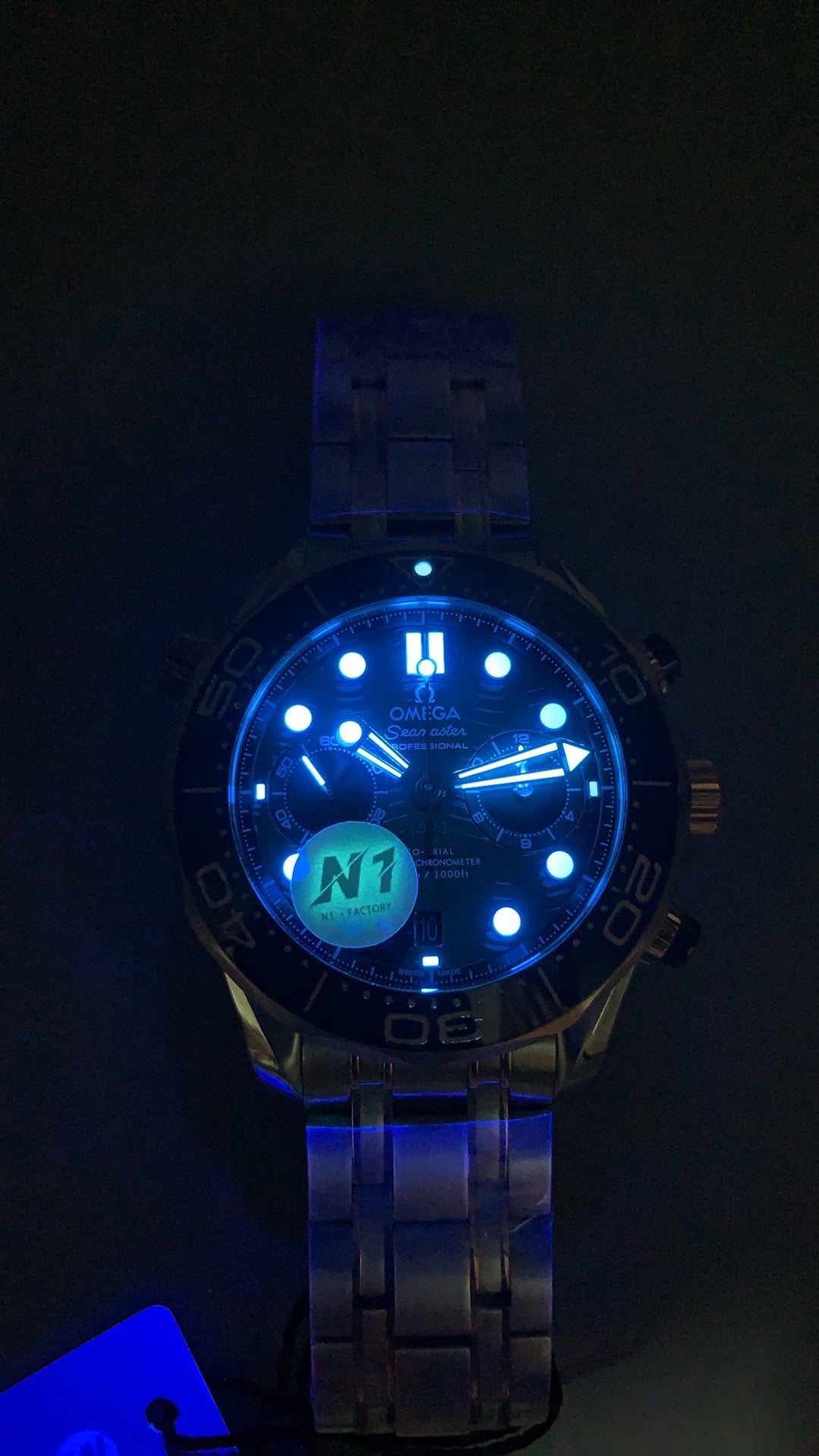 Omega Seamaster Diver 300M Chronograph 44MM | กลไกอัตโนมัติ Co-Axial Master Chronometer