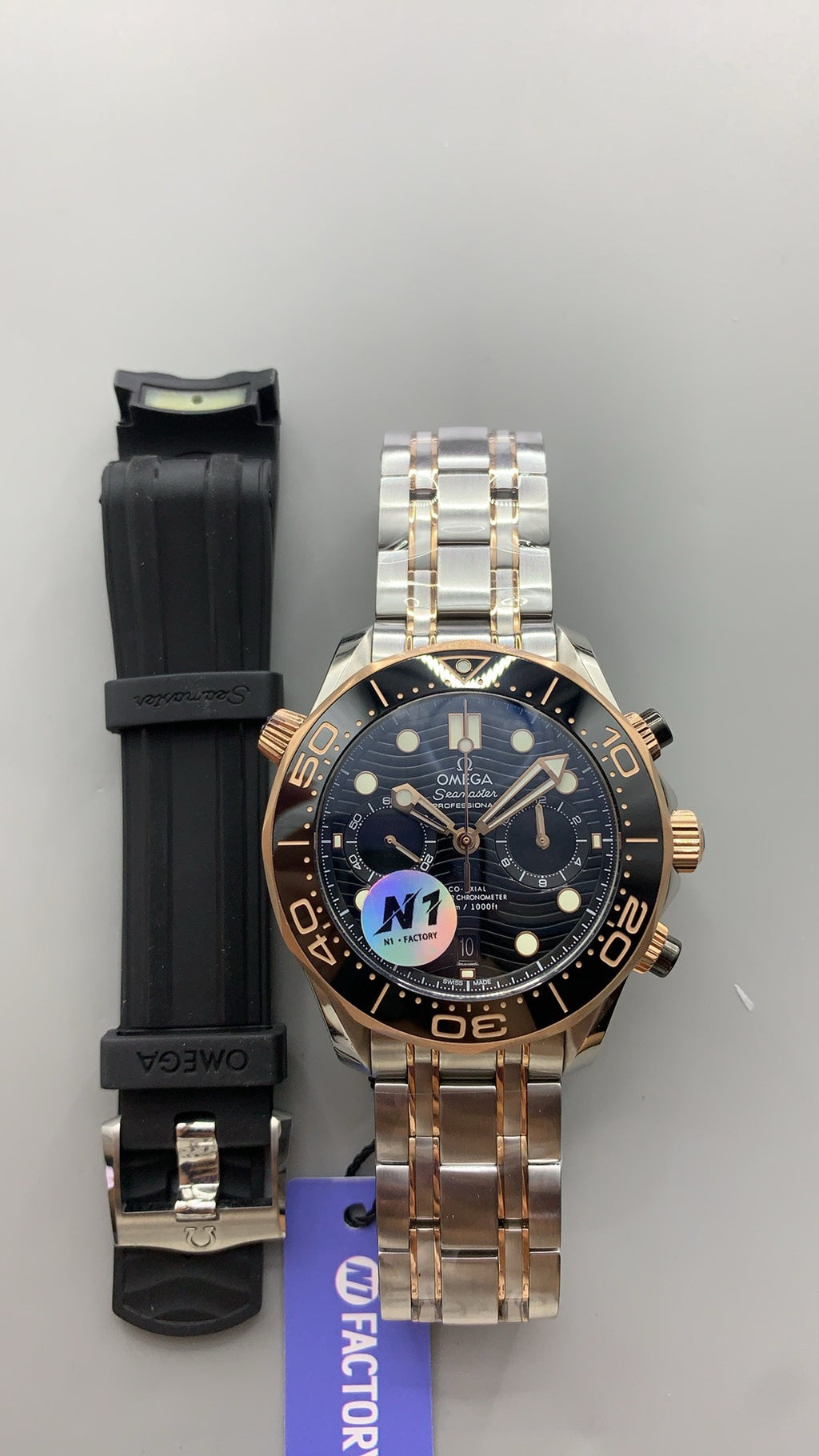 Omega Seamaster Diver 300M Chronograph 44MM | กลไกอัตโนมัติ Co-Axial Master Chronometer