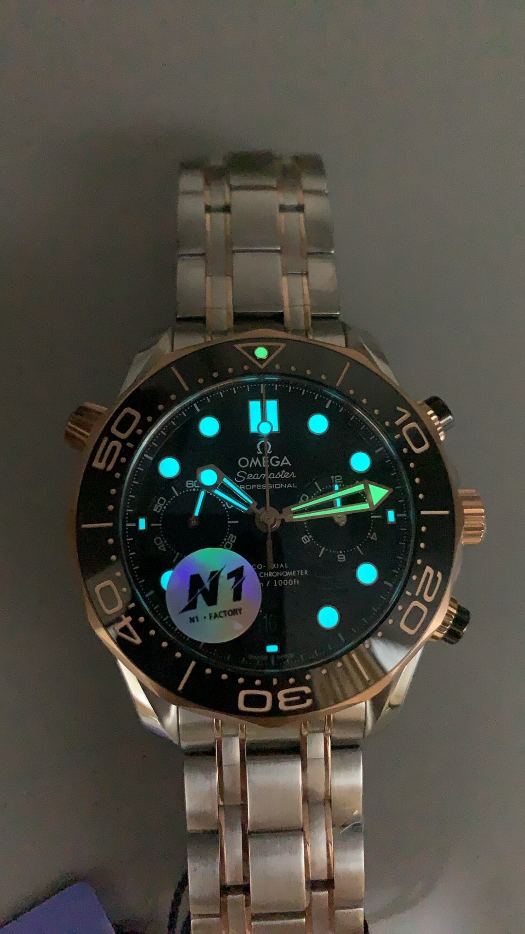 Omega Seamaster Diver 300M Chronograph 44MM | กลไกอัตโนมัติ Co-Axial Master Chronometer