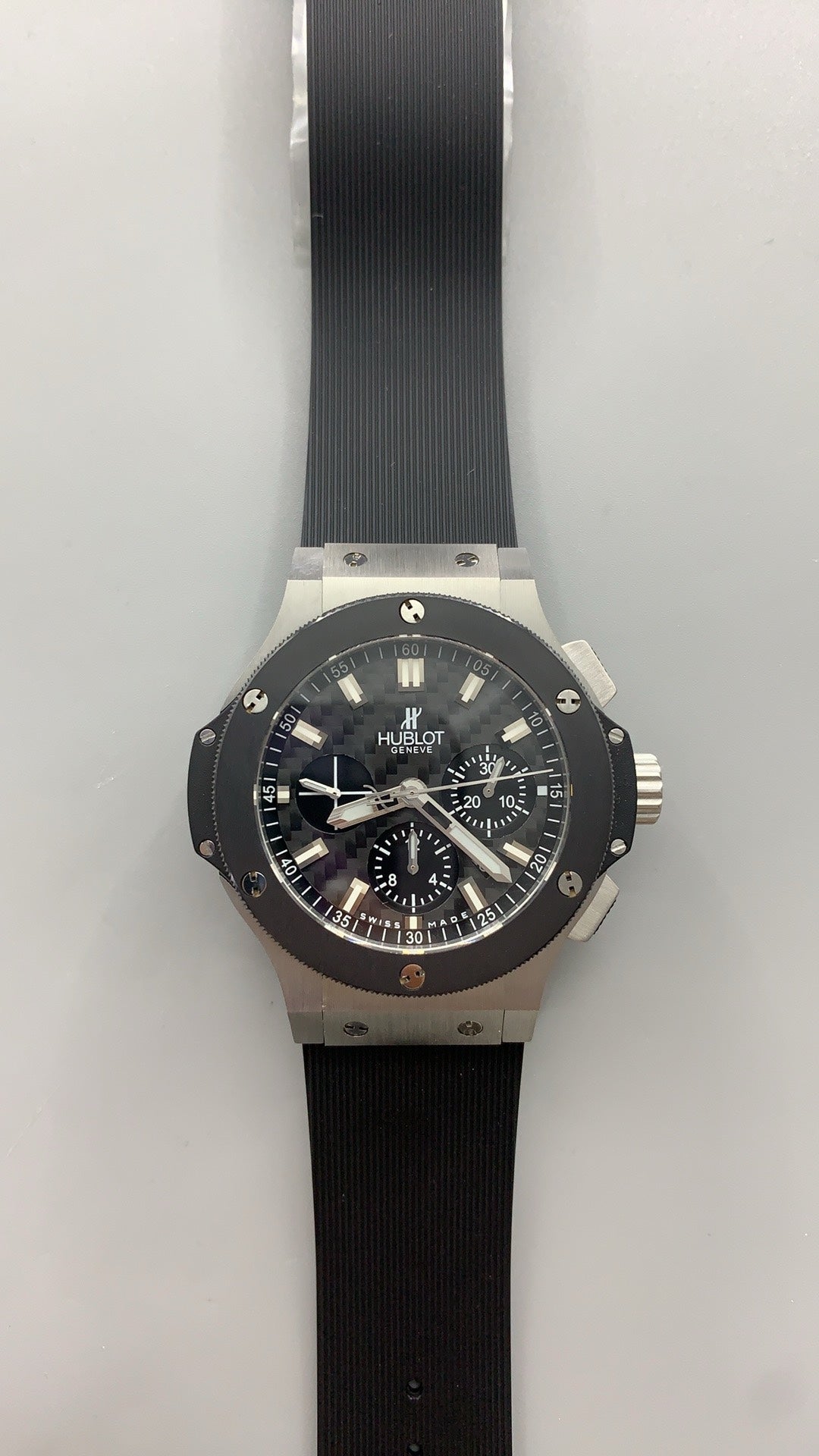 Hublot Big Bang Chronograph | 44MM | ตัวเรือนไทเทเนียม/สแตนเลสสตีล | หน้าปัดสเกเลตัน | จับเวลา Chronograph | กลไกอัตโนมัติ HUB4100