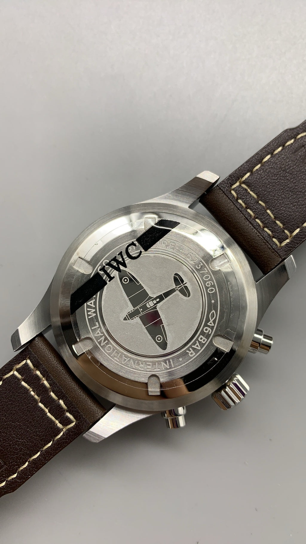 IWC Pilot’s Chronograph | 41MM | หน้าปัดสีดำ | สายหนังสีน้ำตาล