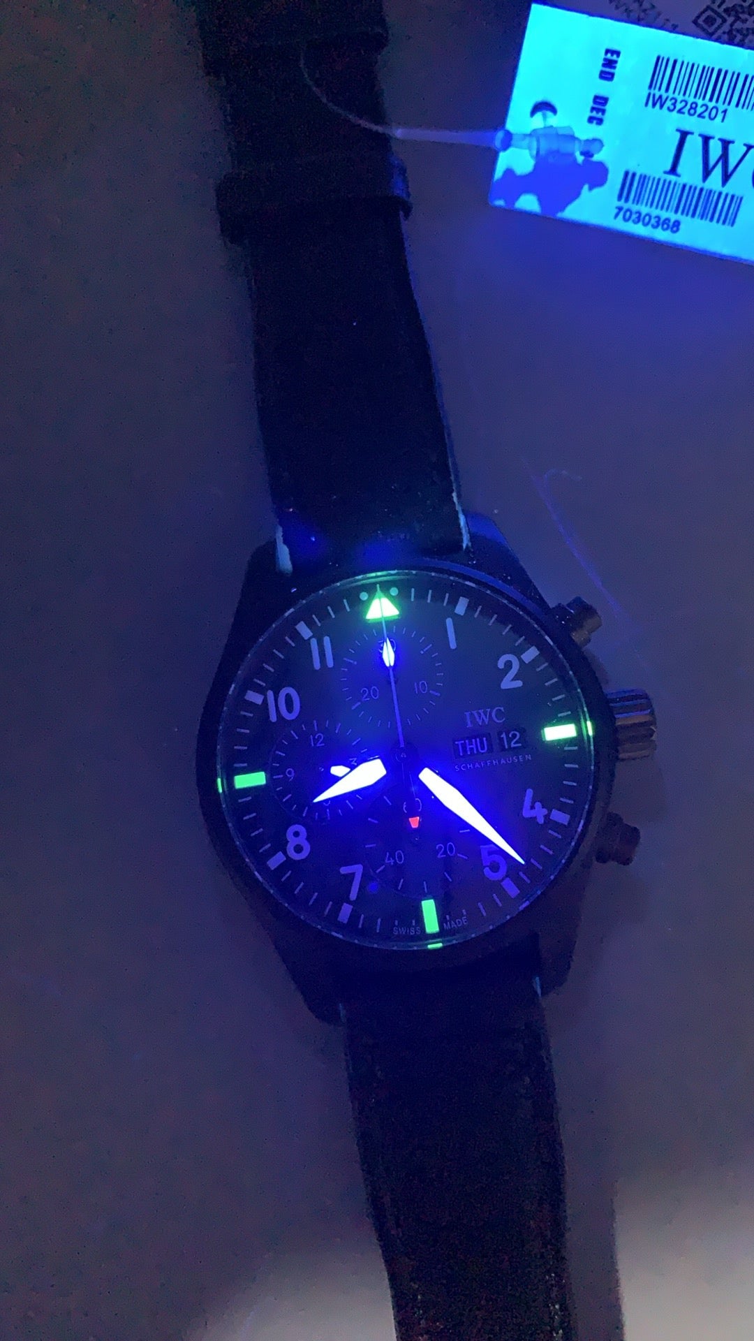 IWC Pilot’s Watch | 41MM | นาฬิกานักบินสุดคลาสสิก | หน้าปัดสีน้ำเงิน | สายหนัง