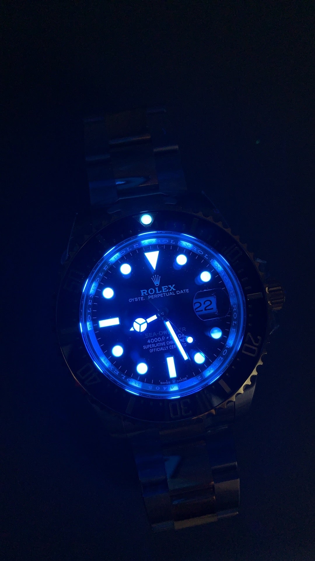Rolex Sea-Dweller 43 MM | หน้าปัดสีดำ | ตัวเรือน Rolesor (สตีล + ทอง 18K) ขนาดตัวเรือน: 43 มม.