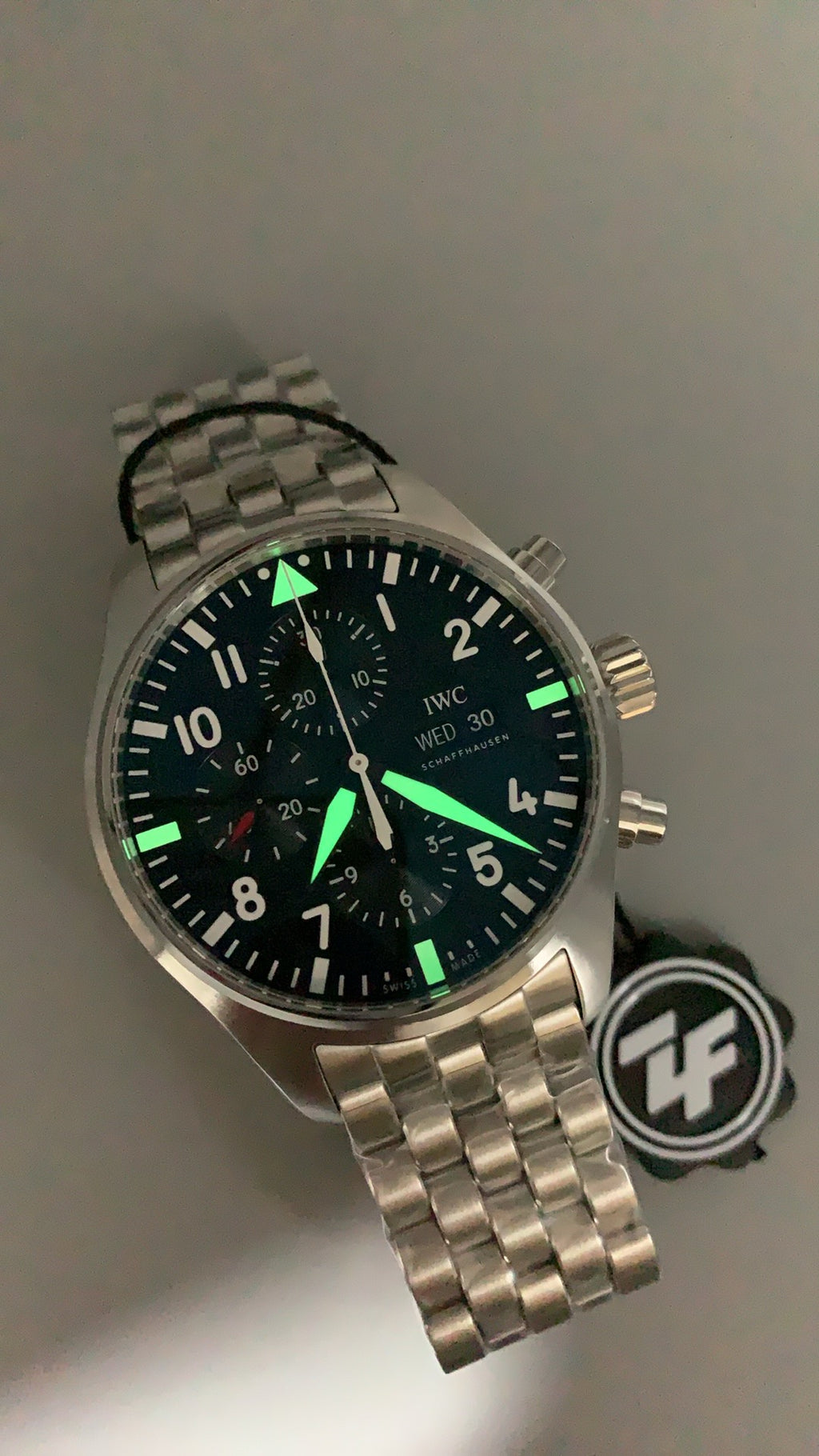 IWC Pilot’s Watch Chronograph | 41MM | ตัวเรือนสแตนเลส | หน้าปัดสีดำ | สายเหล็ก | กลไกอัตโนมัติ Cal.69385