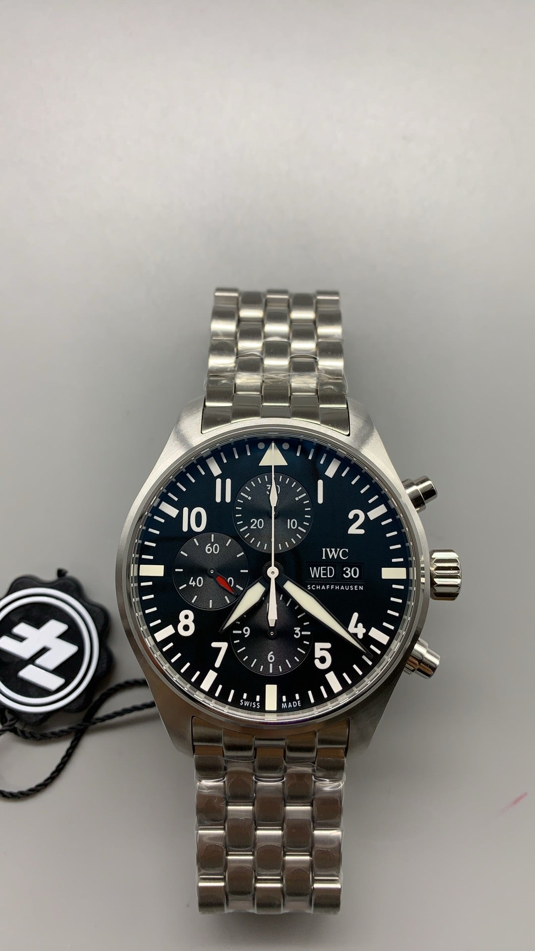 IWC Pilot’s Watch Chronograph | 41MM | ตัวเรือนสแตนเลส | หน้าปัดสีดำ | สายเหล็ก | กลไกอัตโนมัติ Cal.69385