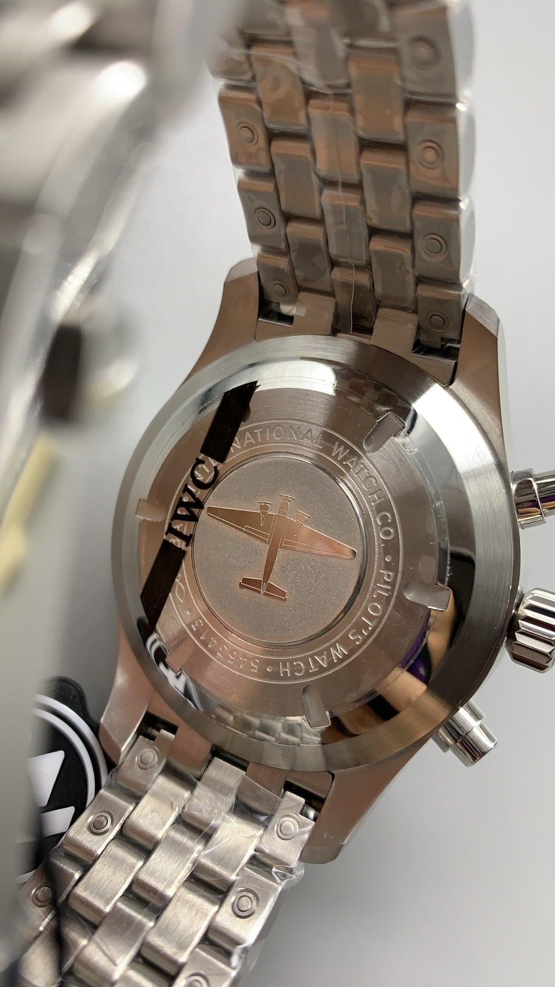 IWC Pilot’s Watch Chronograph | 41MM | ตัวเรือนสแตนเลส | หน้าปัดสีดำ | สายเหล็ก | กลไกอัตโนมัติ Cal.69385