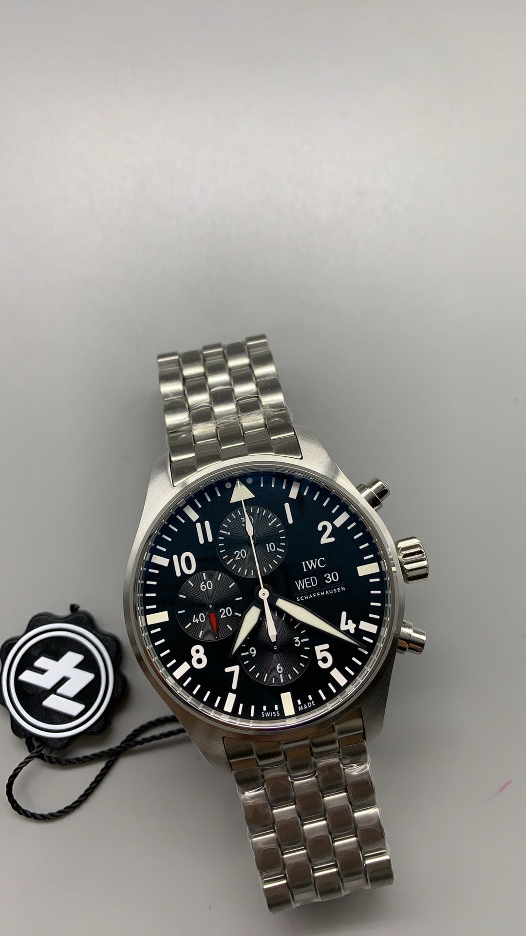 IWC Pilot’s Watch Chronograph | 41MM | ตัวเรือนสแตนเลส | หน้าปัดสีดำ | สายเหล็ก | กลไกอัตโนมัติ Cal.69385