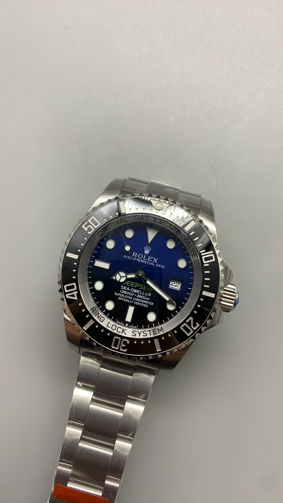 Rolex Deepsea 44MM | หน้าปัดสีฟ้าน้ำเงินไล่เฉด (D-Blue) | กลไกอัตโนมัติ Cal.3235
