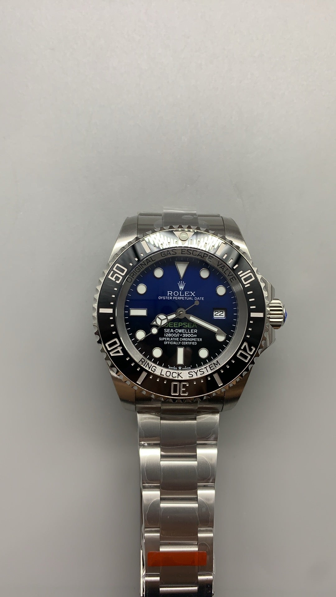 Rolex Deepsea 44MM | หน้าปัดสีฟ้าน้ำเงินไล่เฉด (D-Blue) | กลไกอัตโนมัติ Cal.3235