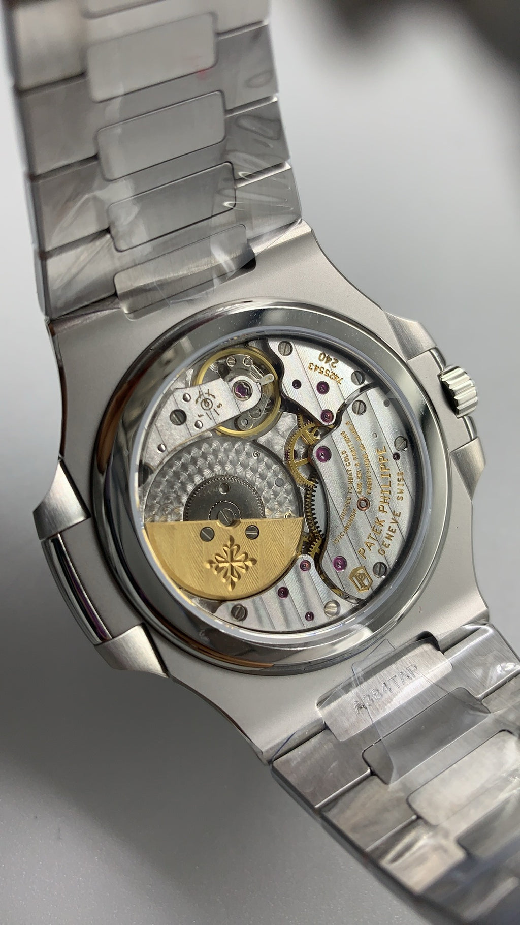 Patek Philippe Nautilus 5712 | 40MM | รุ่นใหม่พร้อมบานพับแบบใหม่ | หน้าปัดสีน้ำเงินอมเทา | กลไกอัตโนมัติ Cal.240 PS IRM C LU