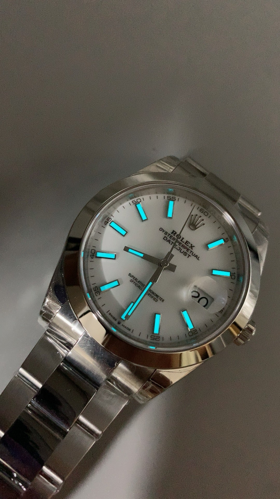Rolex Datejust 41MM | หน้าปัดสีขาว | ขอบเรียบเซรามิก | กลไกอัตโนมัติ Cal.3235