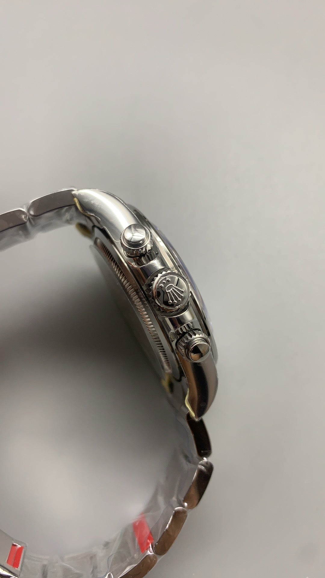 Rolex Daytona 40MM | หน้าปัดสีฟ้าน้ำแข็ง | ตัวเรือนสแตนเลสเคลือบสีแพลทินัม PVD | กลไกอัตโนมัติ Cal.4131