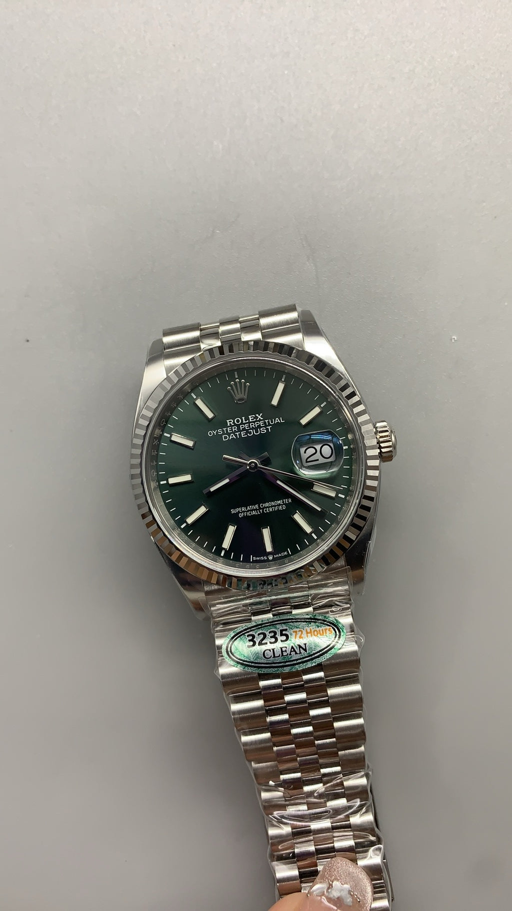 Rolex Datejust 36MM | หน้าปัดสีเขียว | กลไกอัตโนมัติ Cal.3235