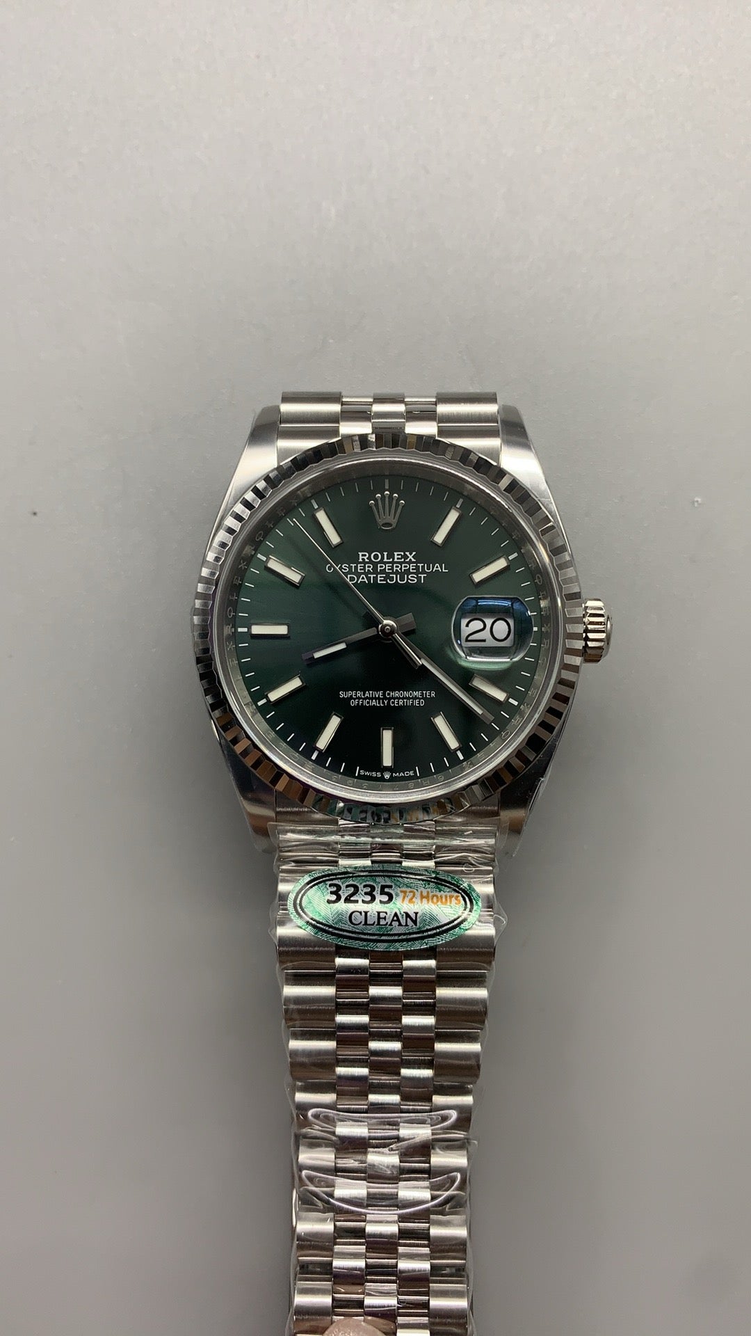 Rolex Datejust 36MM | หน้าปัดสีเขียว | กลไกอัตโนมัติ Cal.3235