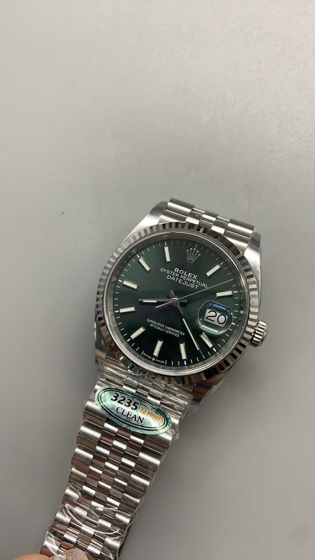 Rolex Datejust 36MM | หน้าปัดสีเขียว | กลไกอัตโนมัติ Cal.3235