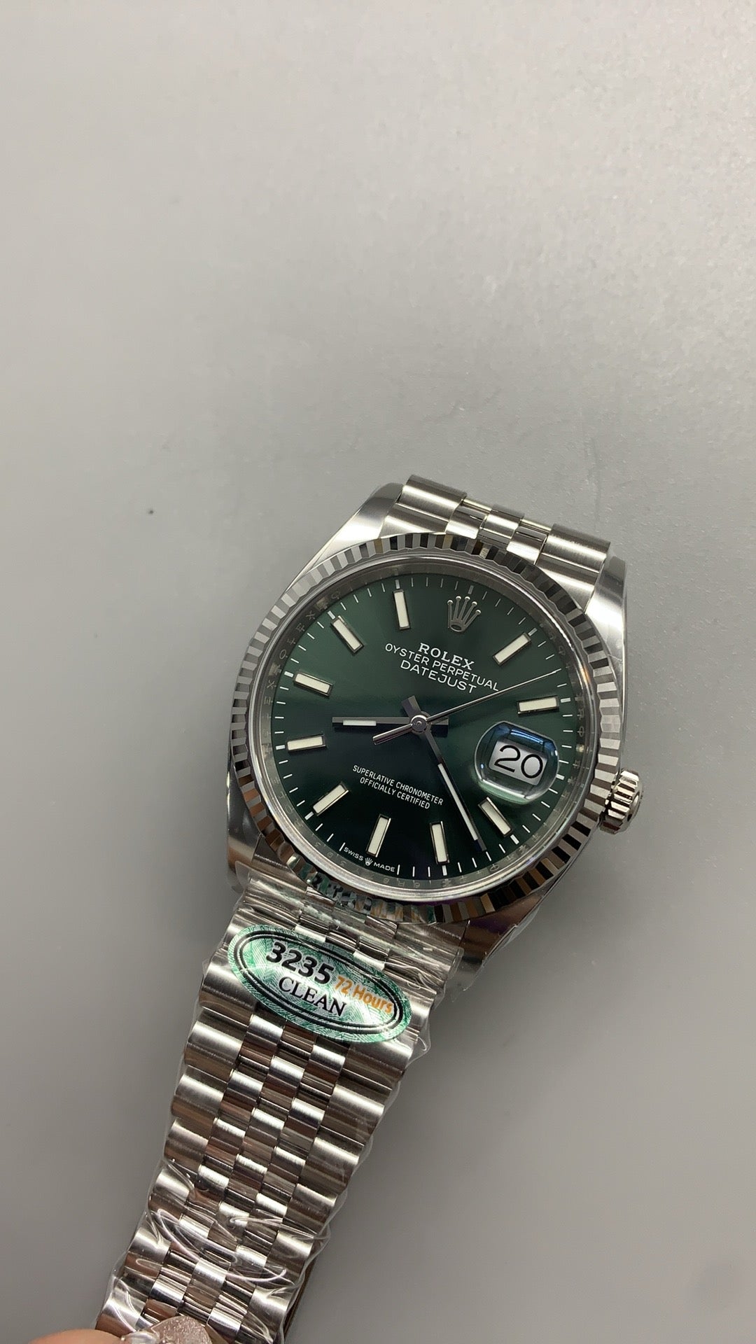 Rolex Datejust 36MM | หน้าปัดสีเขียว | กลไกอัตโนมัติ Cal.3235