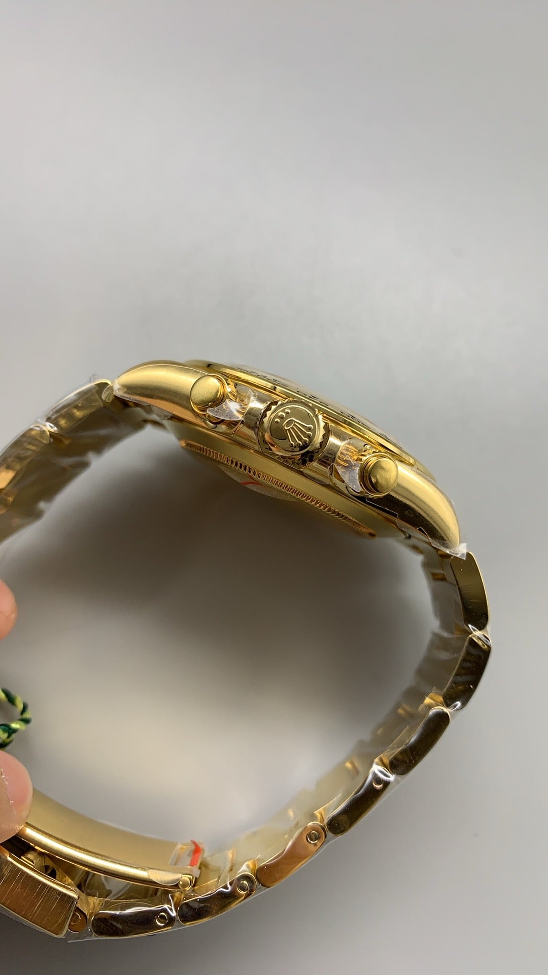 Rolex Daytona 40MM | หน้าปัดสีเขียว | ตัวเรือนสแตนเลสเคลือบสีทอง PVD | กลไกอัตโนมัติ Cal.4130/4131