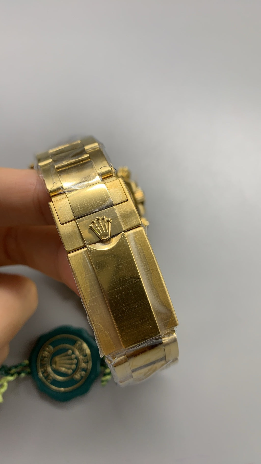 Rolex Daytona 40MM | หน้าปัดสีเขียว | ตัวเรือนสแตนเลสเคลือบสีทอง PVD | กลไกอัตโนมัติ Cal.4130/4131