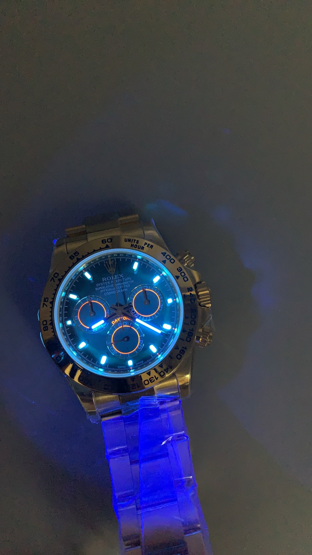 Rolex Daytona 40MM | หน้าปัดสีเขียว | ตัวเรือนสแตนเลสเคลือบสีทอง PVD | กลไกอัตโนมัติ Cal.4130/4131