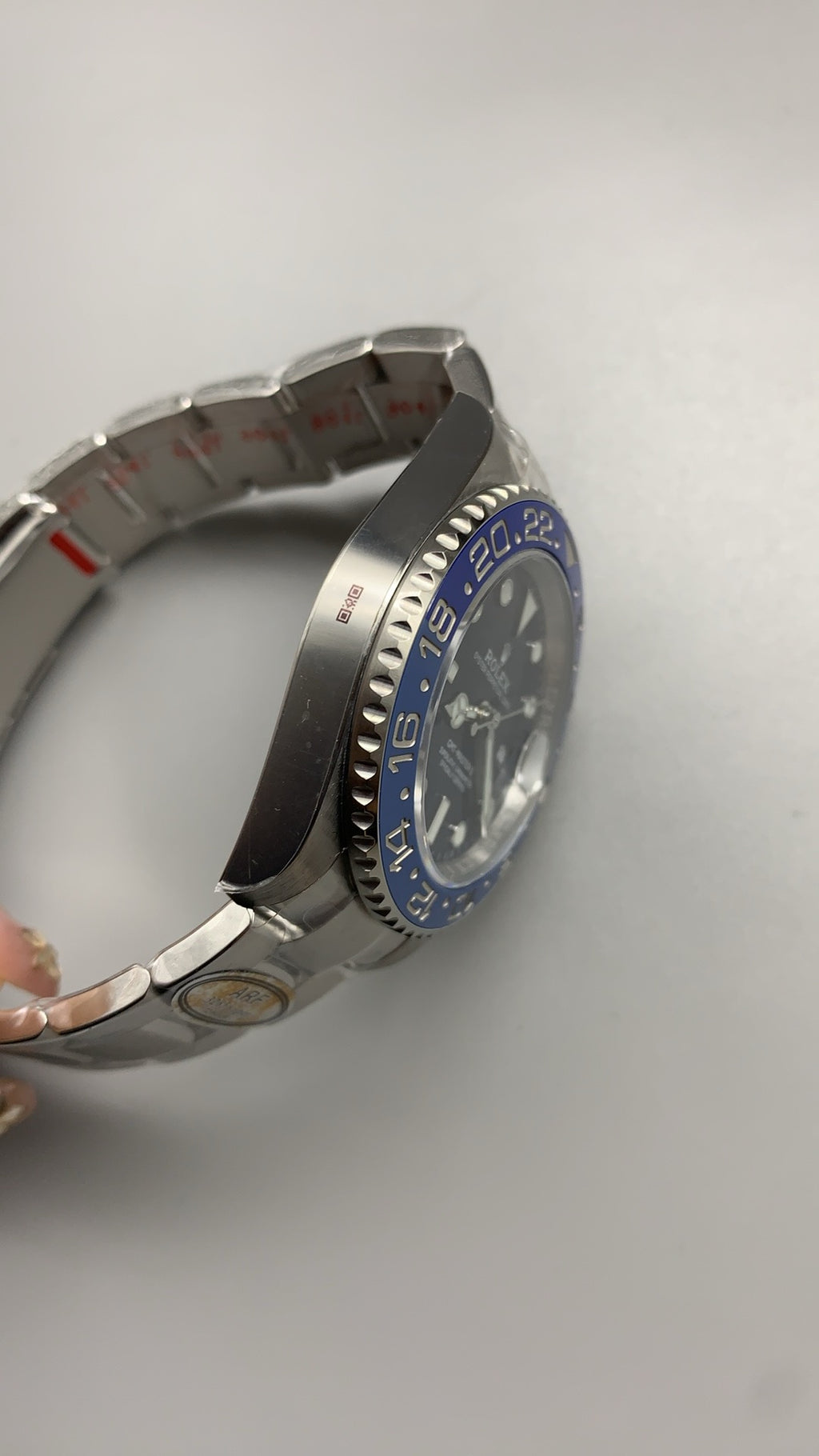 Rolex GMT-Master II 40MM | ขอบเซรามิกสีน้ำเงิน-แดง (บลูเบอร์รี่) | กลไกอัตโนมัติ Cal.3285