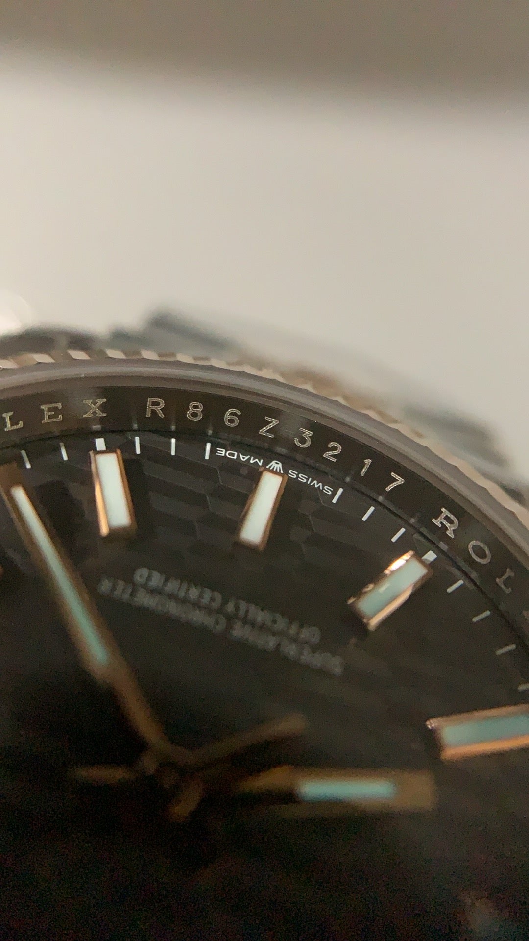 Rolex Datejust 36MM | หน้าปัดลายตาราง | ตัวเรือนสแตนเลสสลับเคลือบสีโรสโกลด์ PVD | กลไกอัตโนมัติ Cal.3235