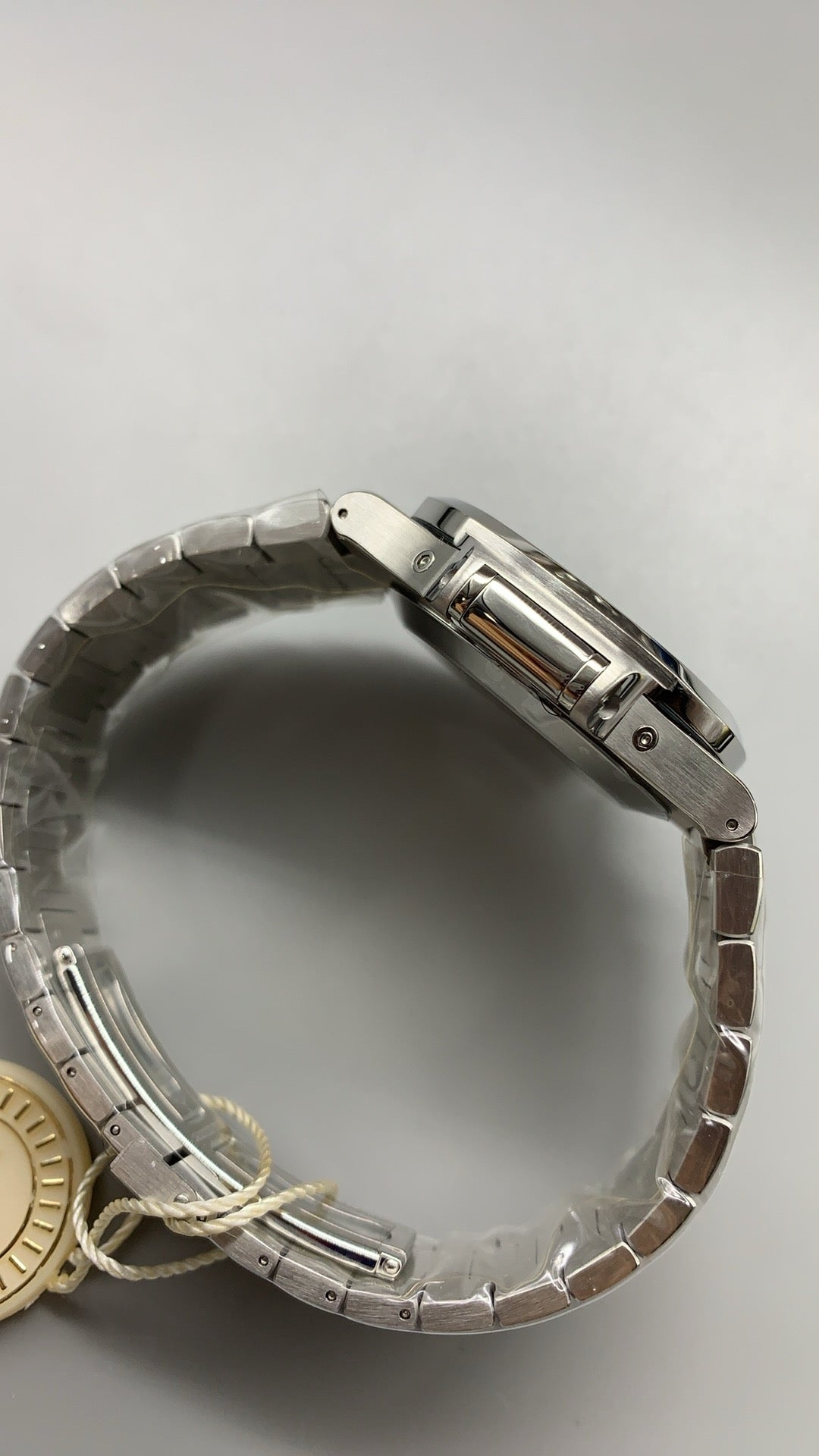 Patek Philippe Nautilus 5726 | 40.5MM | หน้าปัดสีขาวลายริ้ว | ปฏิทินประจำปี + ข้างขึ้นข้างแรม | กลไกอัตโนมัติ Cal.324 S QA LU 24H/303