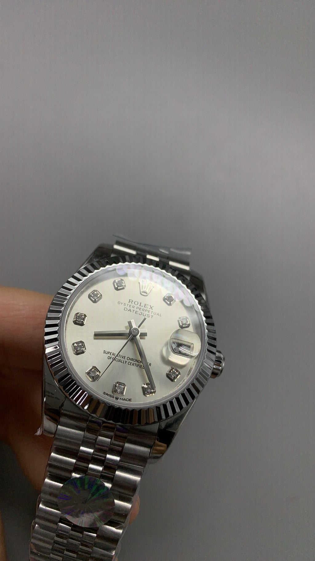 Rolex Datejust 31MM | หน้าปัดสีเงินประดับเพชร | กลไกอัตโนมัติ Cal.2236