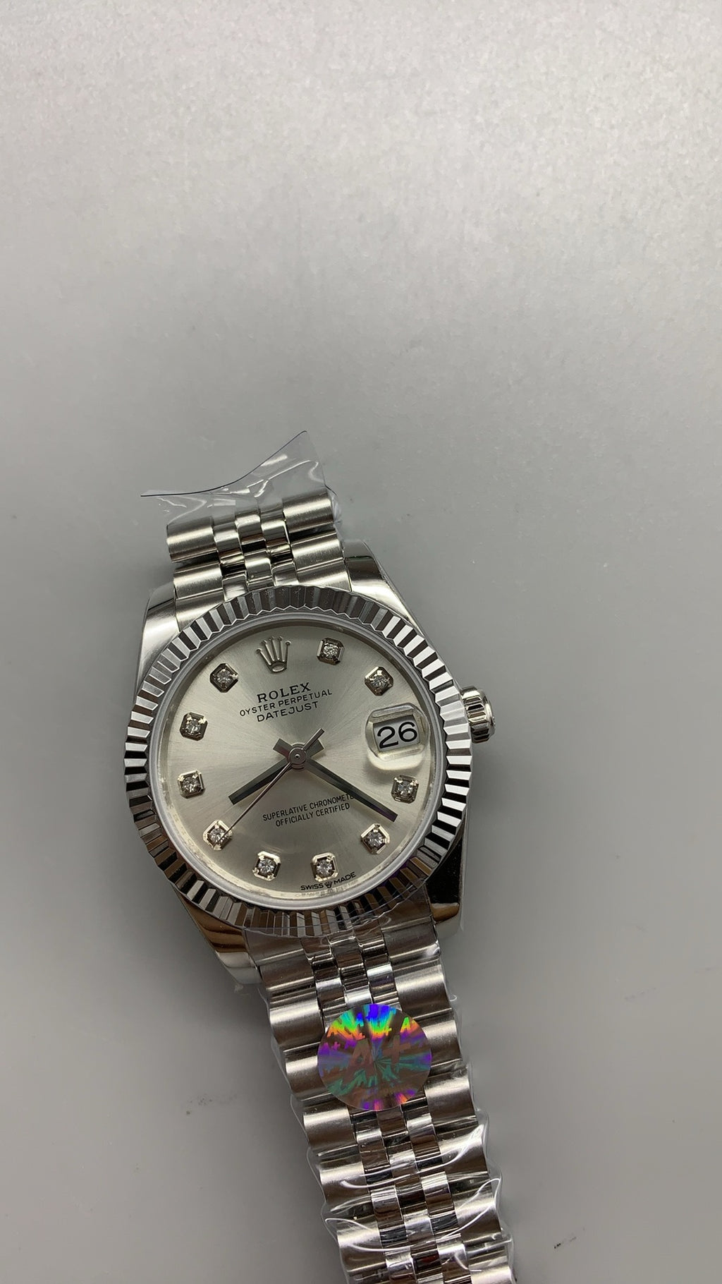 Rolex Datejust 31MM | หน้าปัดสีเงินประดับเพชร | กลไกอัตโนมัติ Cal.2236