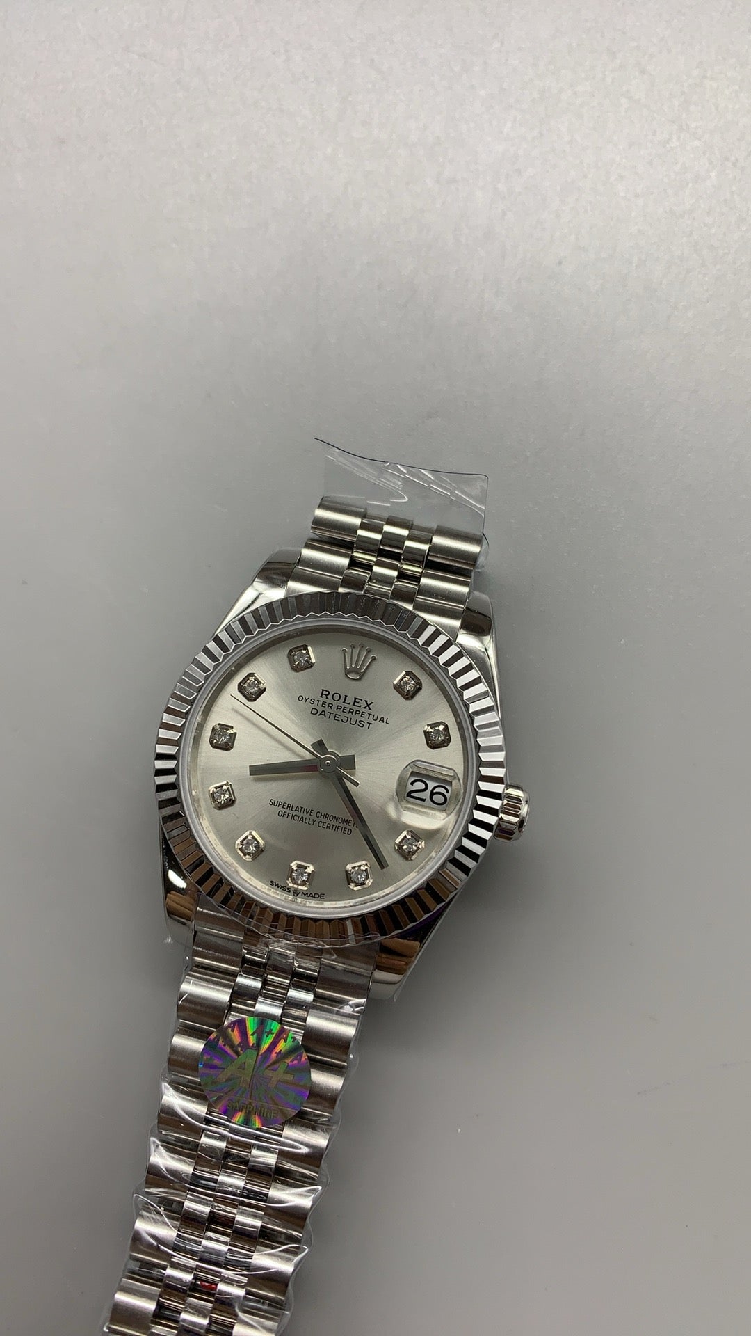 Rolex Datejust 31MM | หน้าปัดสีเงินประดับเพชร | กลไกอัตโนมัติ Cal.2236