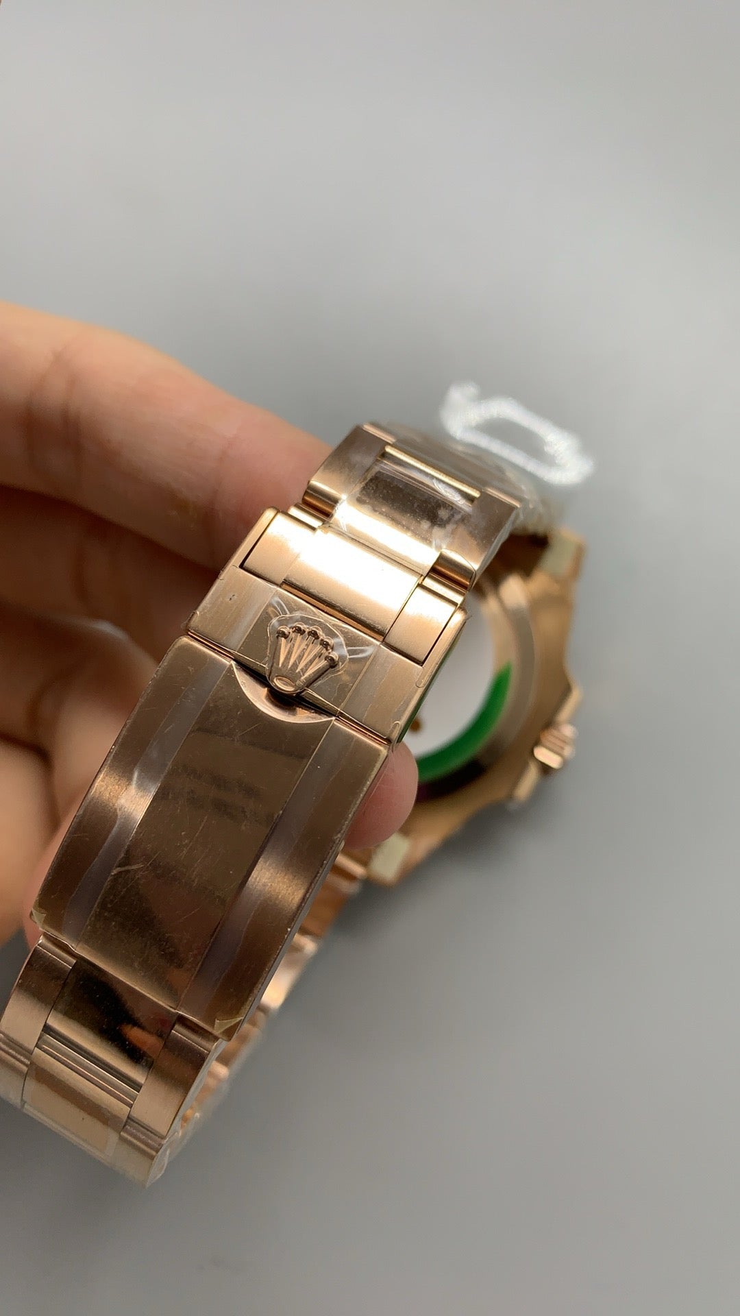 Rolex GMT-Master II 40MM | หน้าปัดลายก้อนเมฆ | ตัวเรือนสแตนเลสเคลือบสีโรสโกลด์ PVD | กลไกอัตโนมัติ Cal.3285