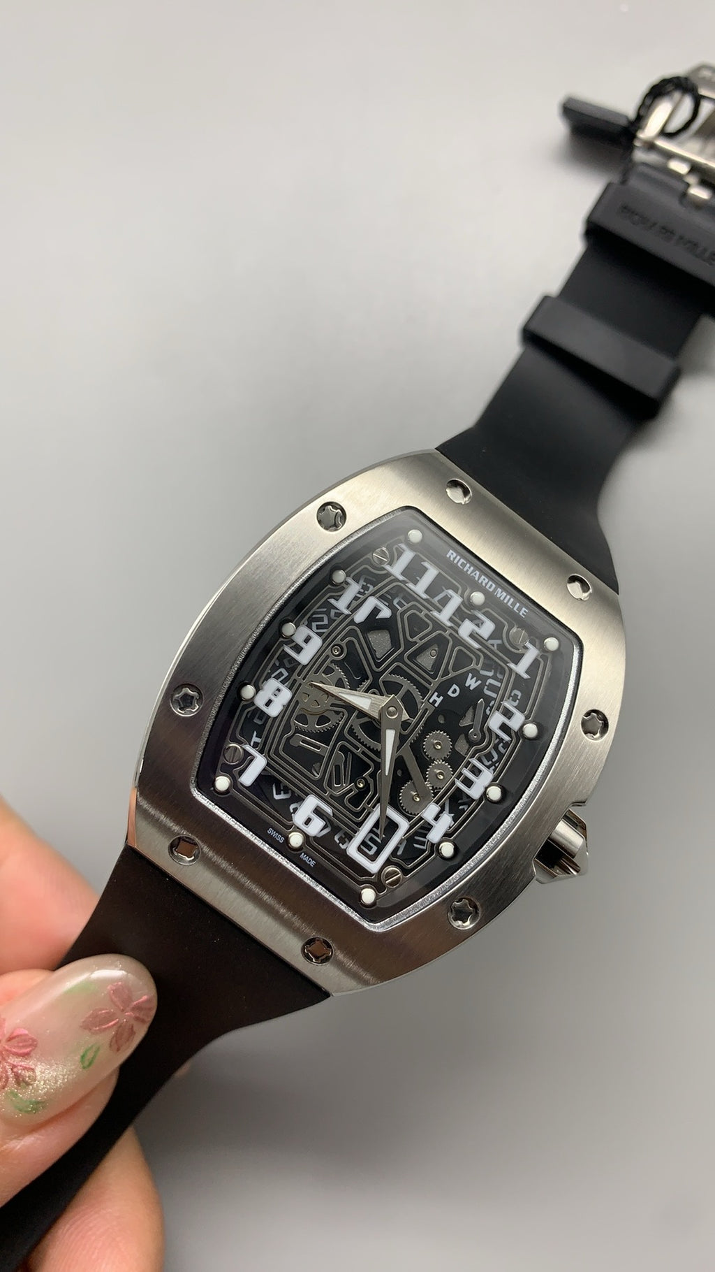 Richard Mille RM67-01 | 38.7MM | ตัวเรือนไทเทเนียมเกรด 5 | หน้าปัดสเกเลตัน | กลไกอัตโนมัติ CRMA6