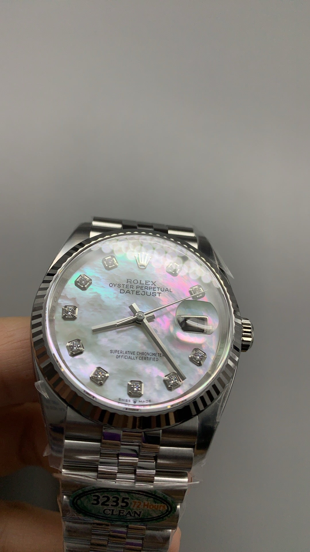 Rolex Datejust 36MM | หน้าปัดมุก (Mother of Pearl) | กลไกอัตโนมัติ Cal.3235