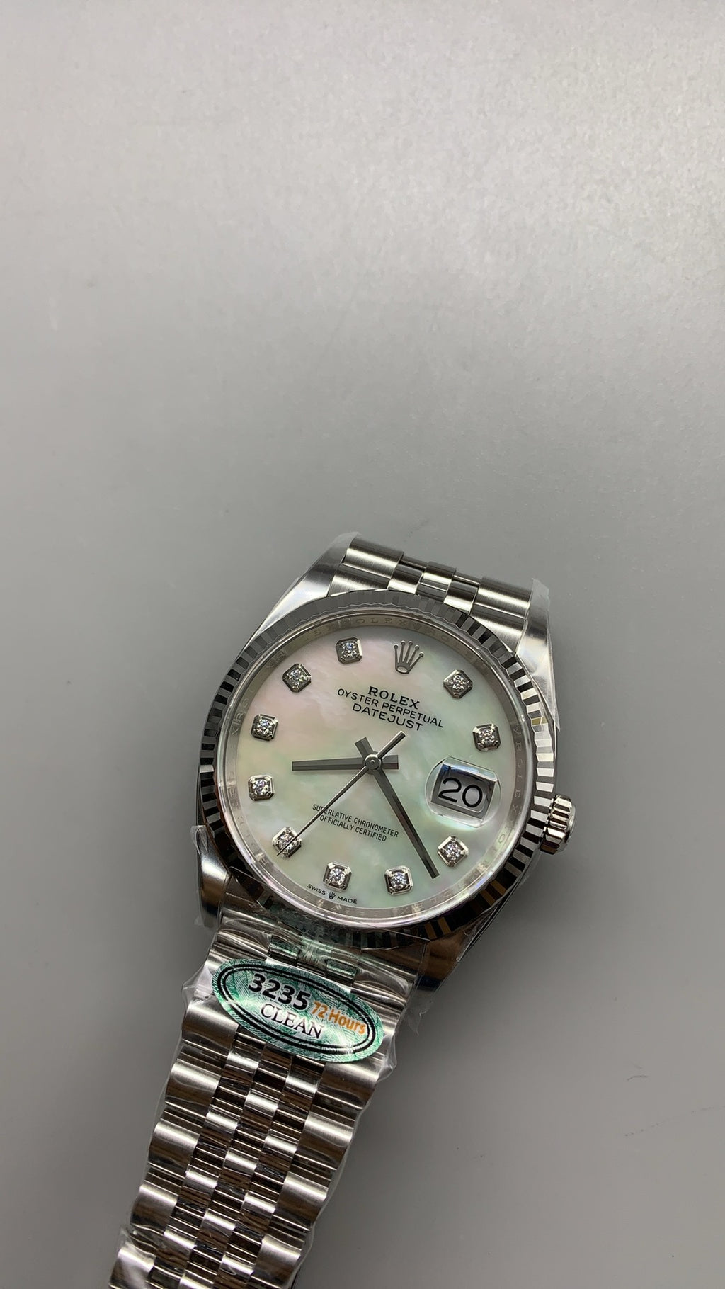 Rolex Datejust 36MM | หน้าปัดมุก (Mother of Pearl) | กลไกอัตโนมัติ Cal.3235